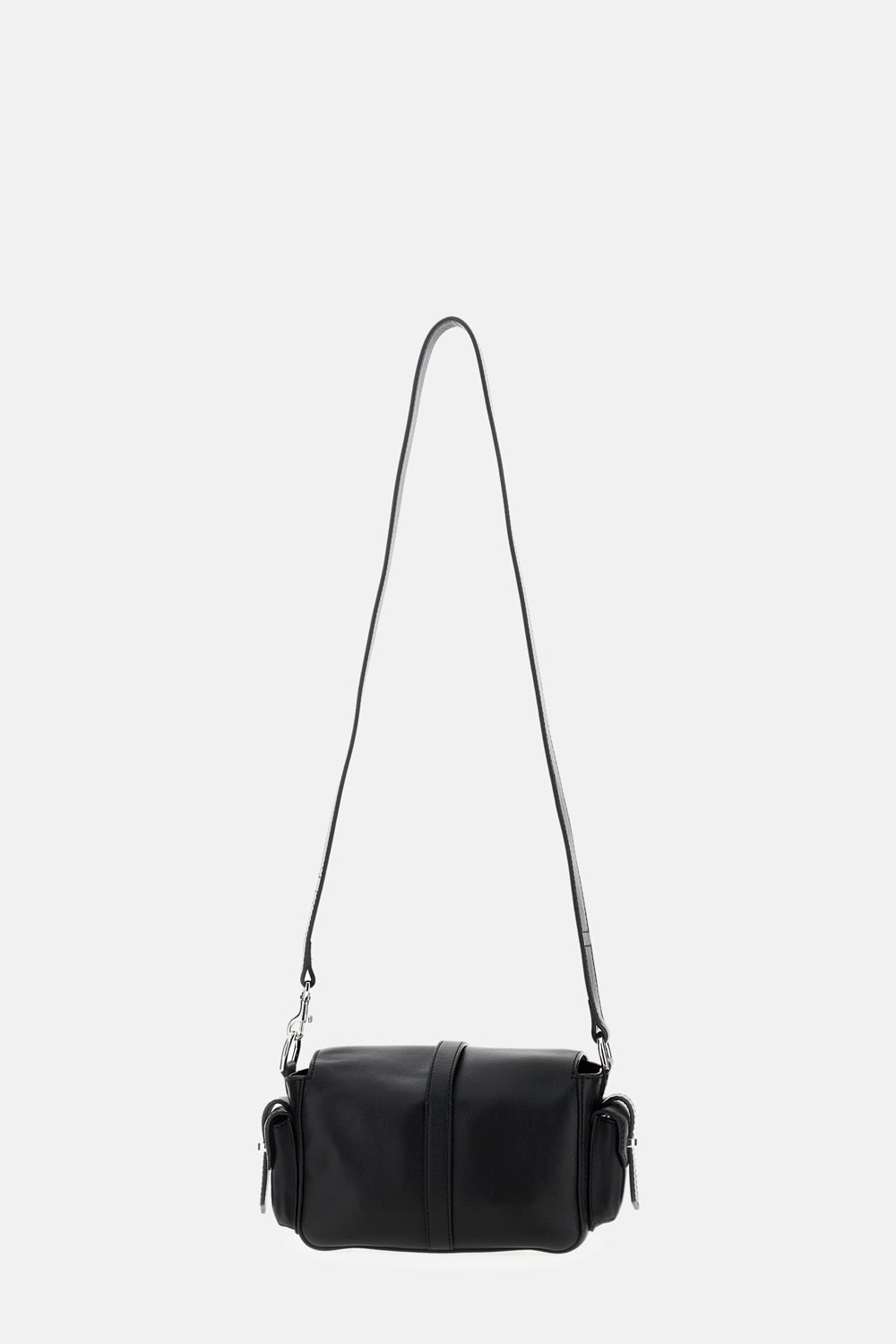 Hogan Flap Small Leather Crossbody Bag In Black