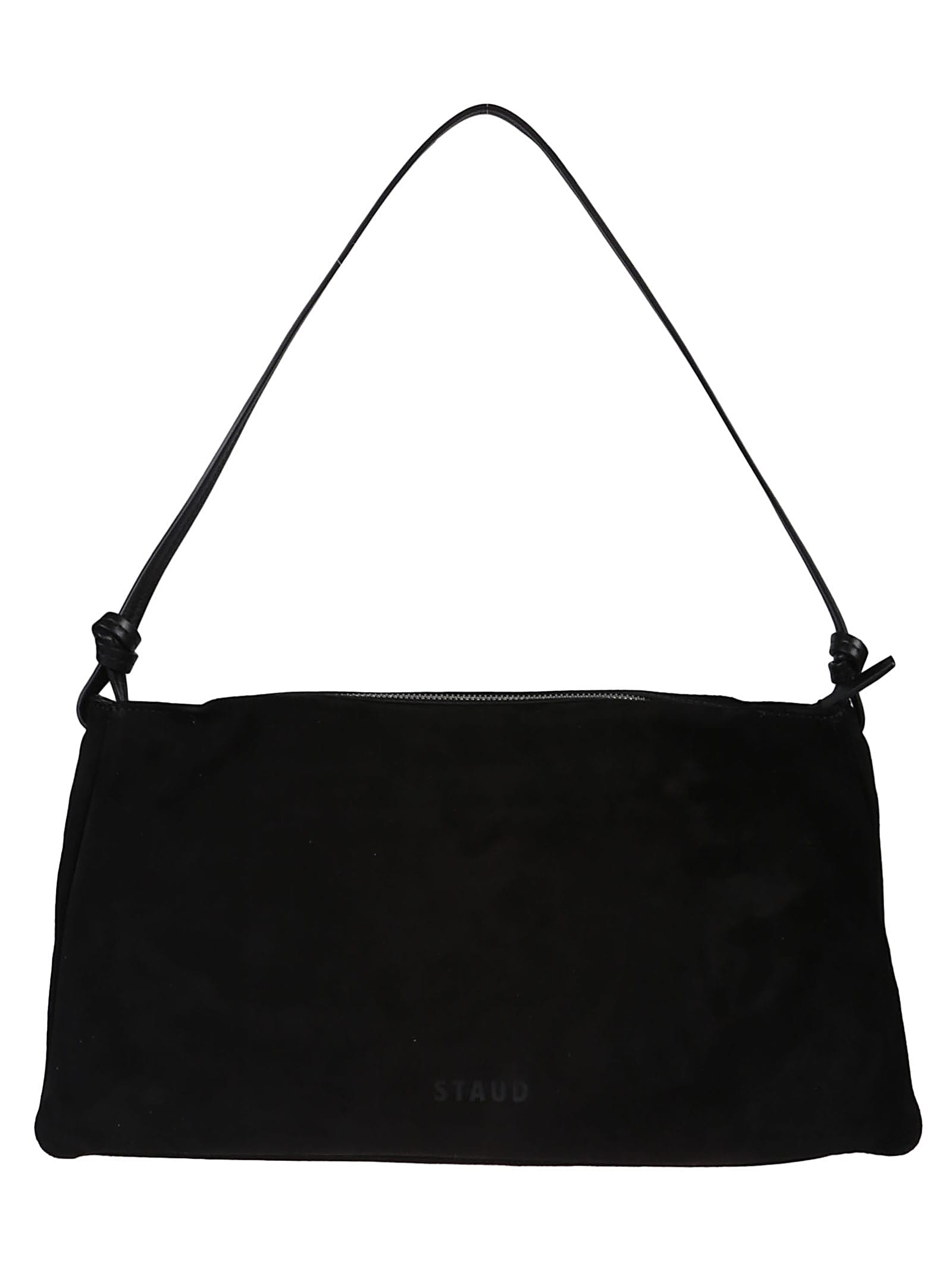 Shop Staud Wally Shoulder Bag In Blk Black