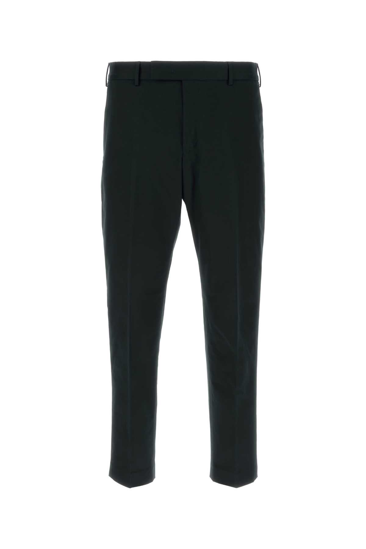 Shop Pt Torino Slate Stretch Wool Pant In Nero