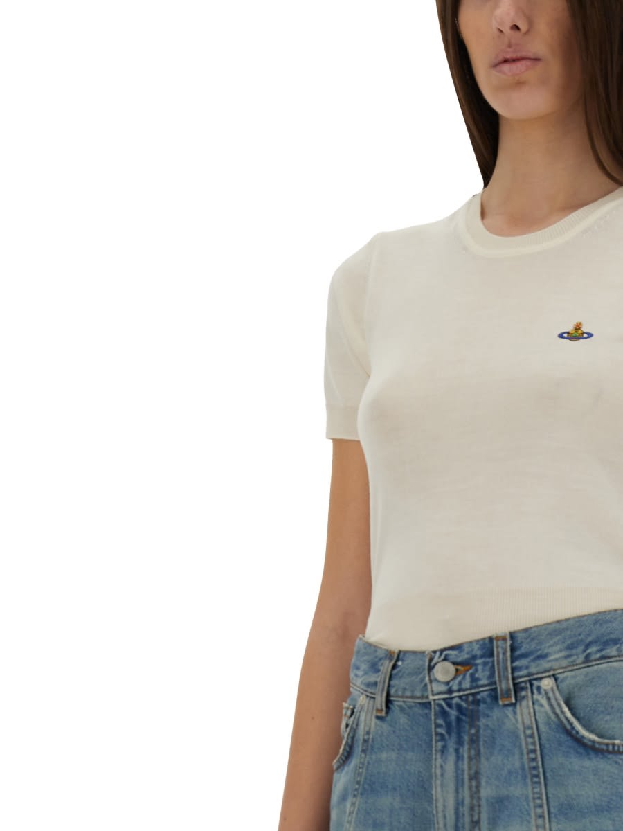 Shop Vivienne Westwood Top Bea In Ivory