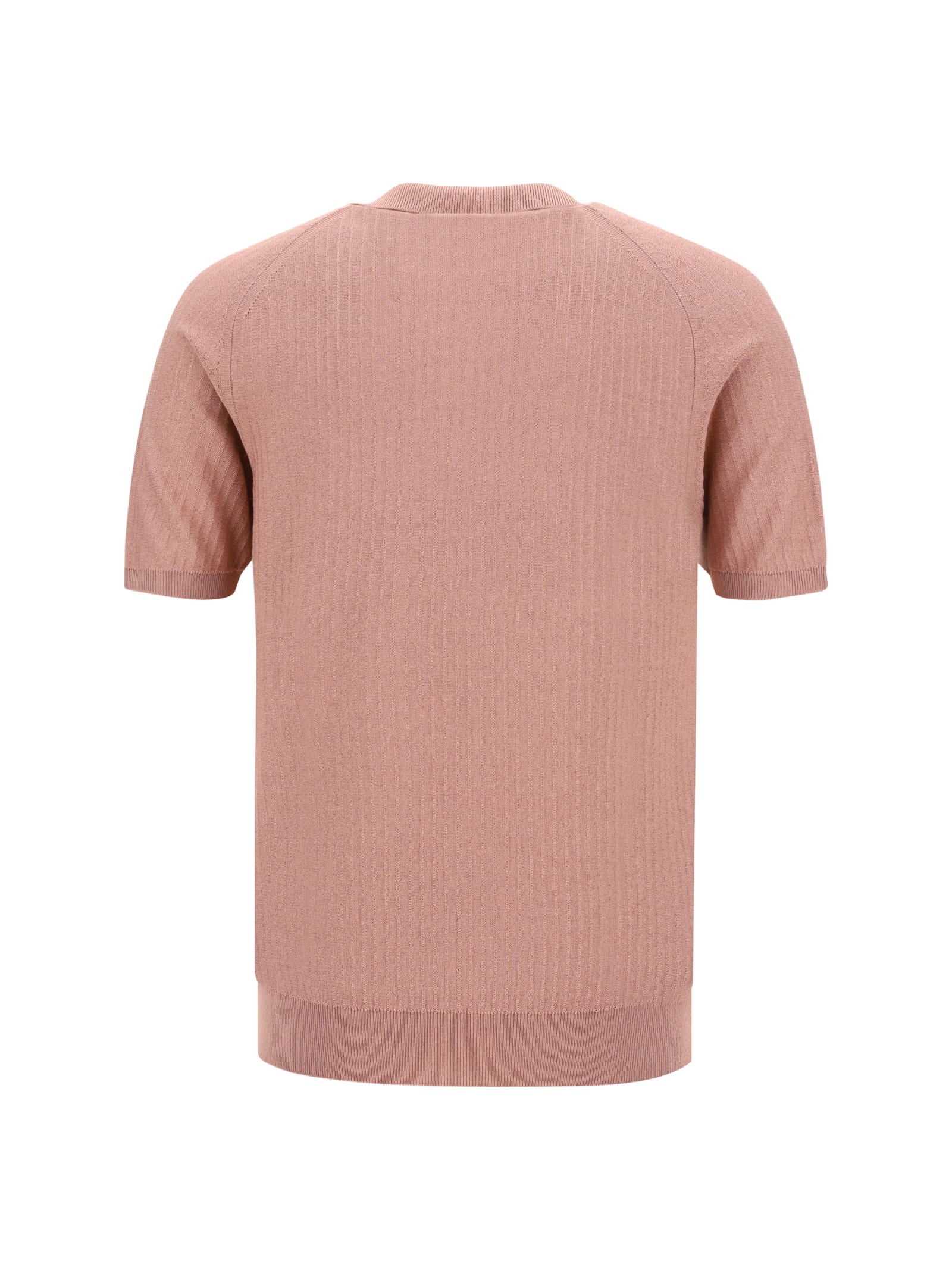 Shop Roberto Collina Polo Shirt In Rosa