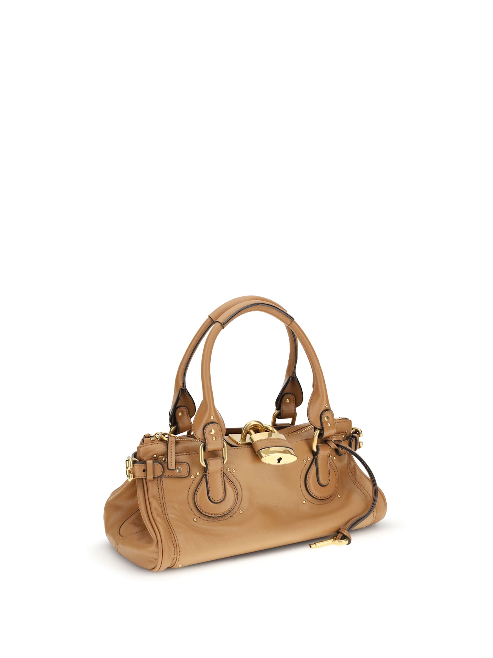 Chloé Brown Buffalo Leather Shoulder Bag In Brown