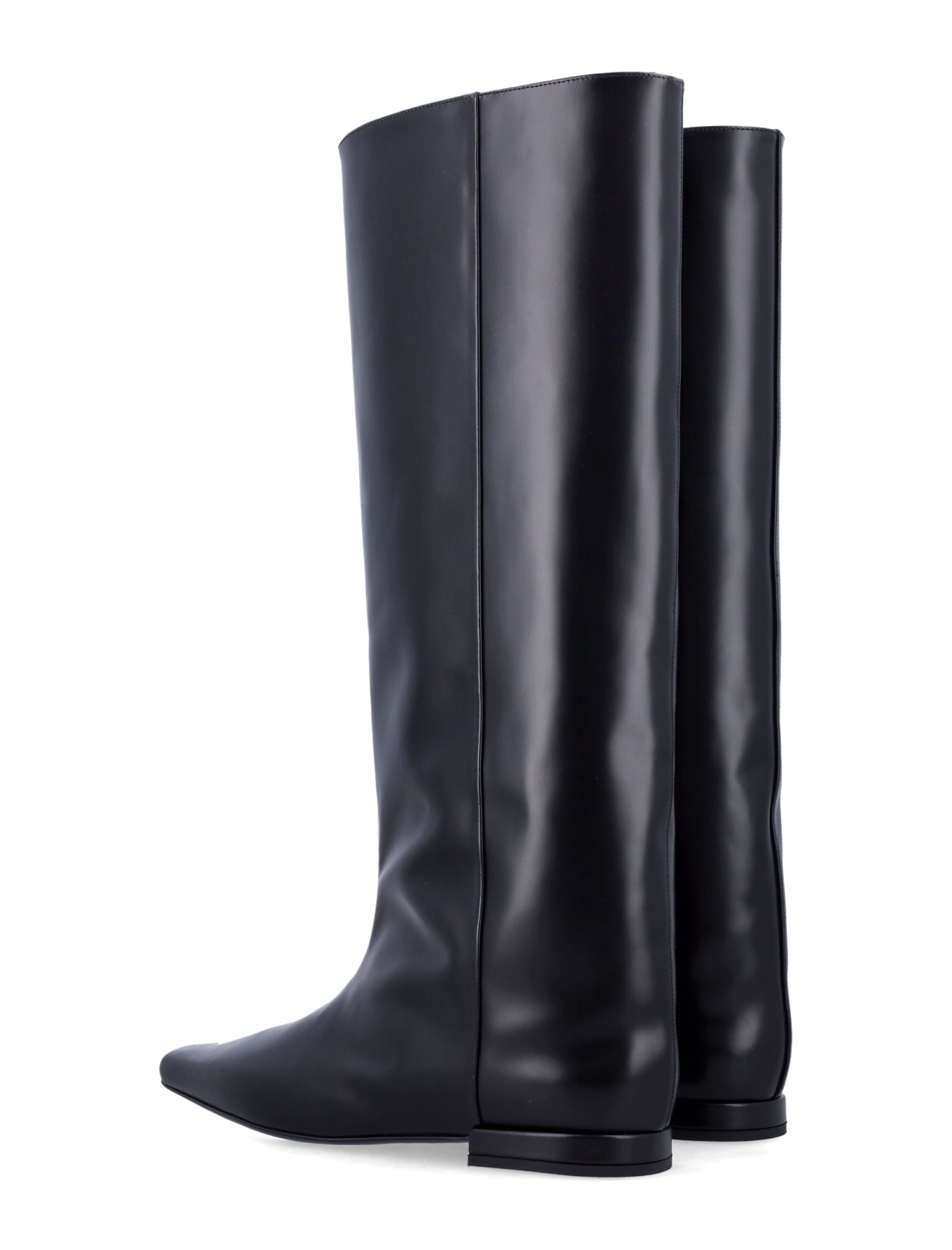 Shop Loulou Studio Lirone Boots In Black