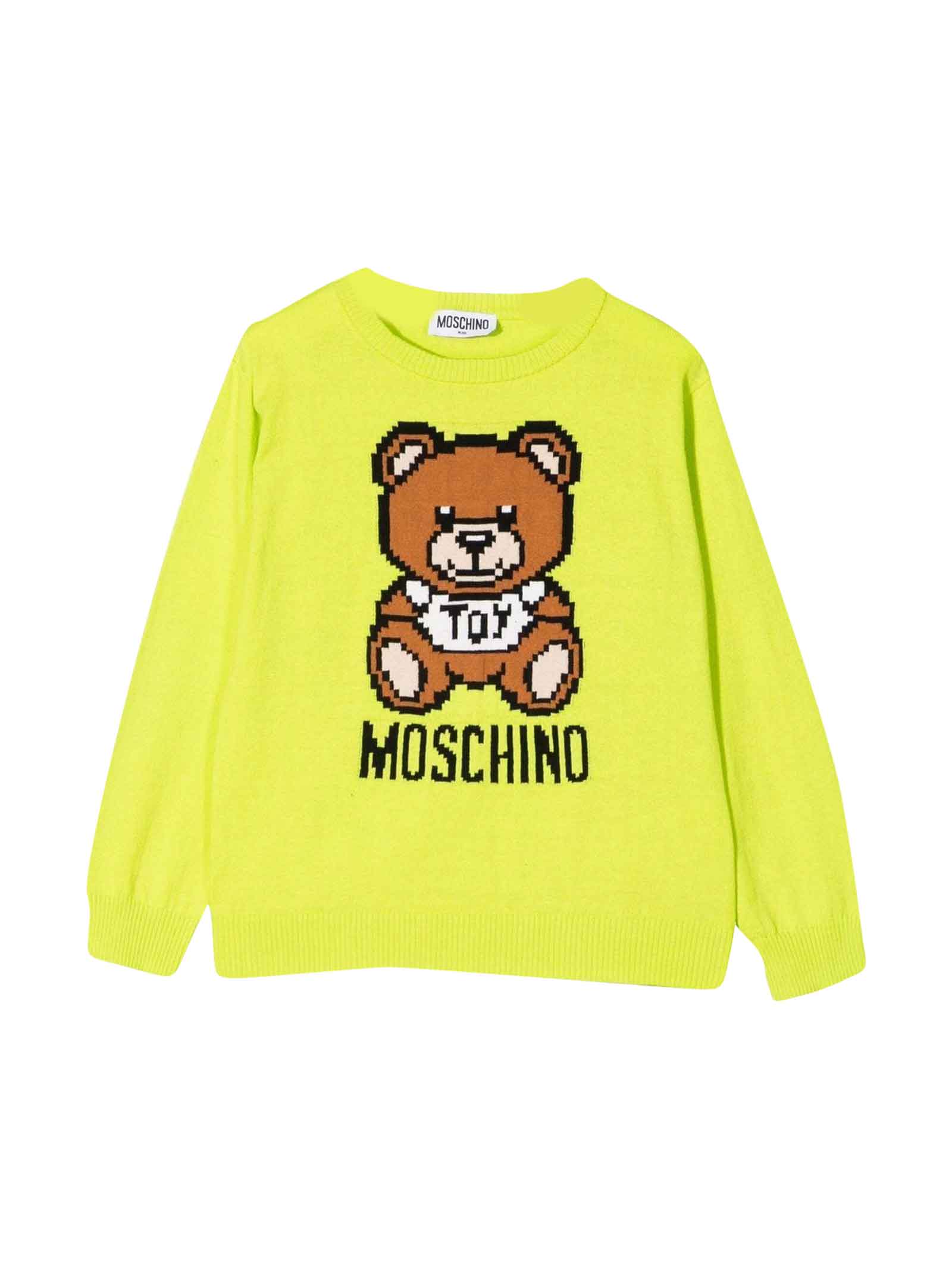 Moschino Unisex Yellow Sweatshirt
