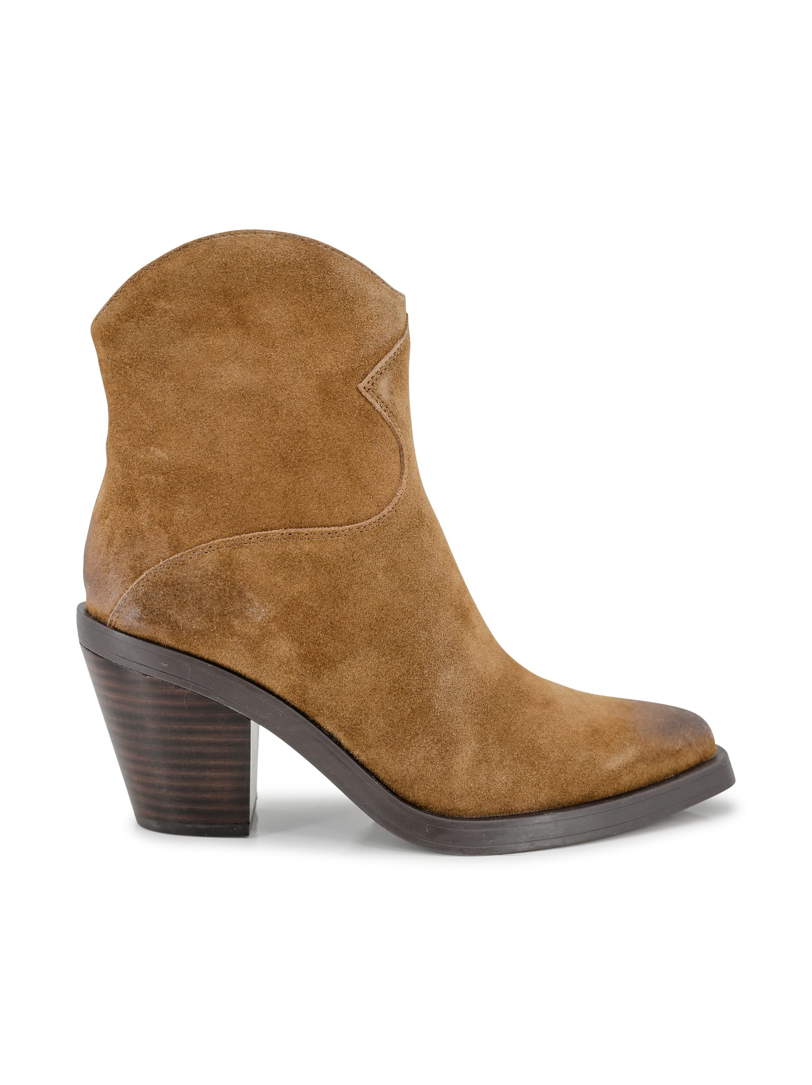 Ash Judy Boots In Suede