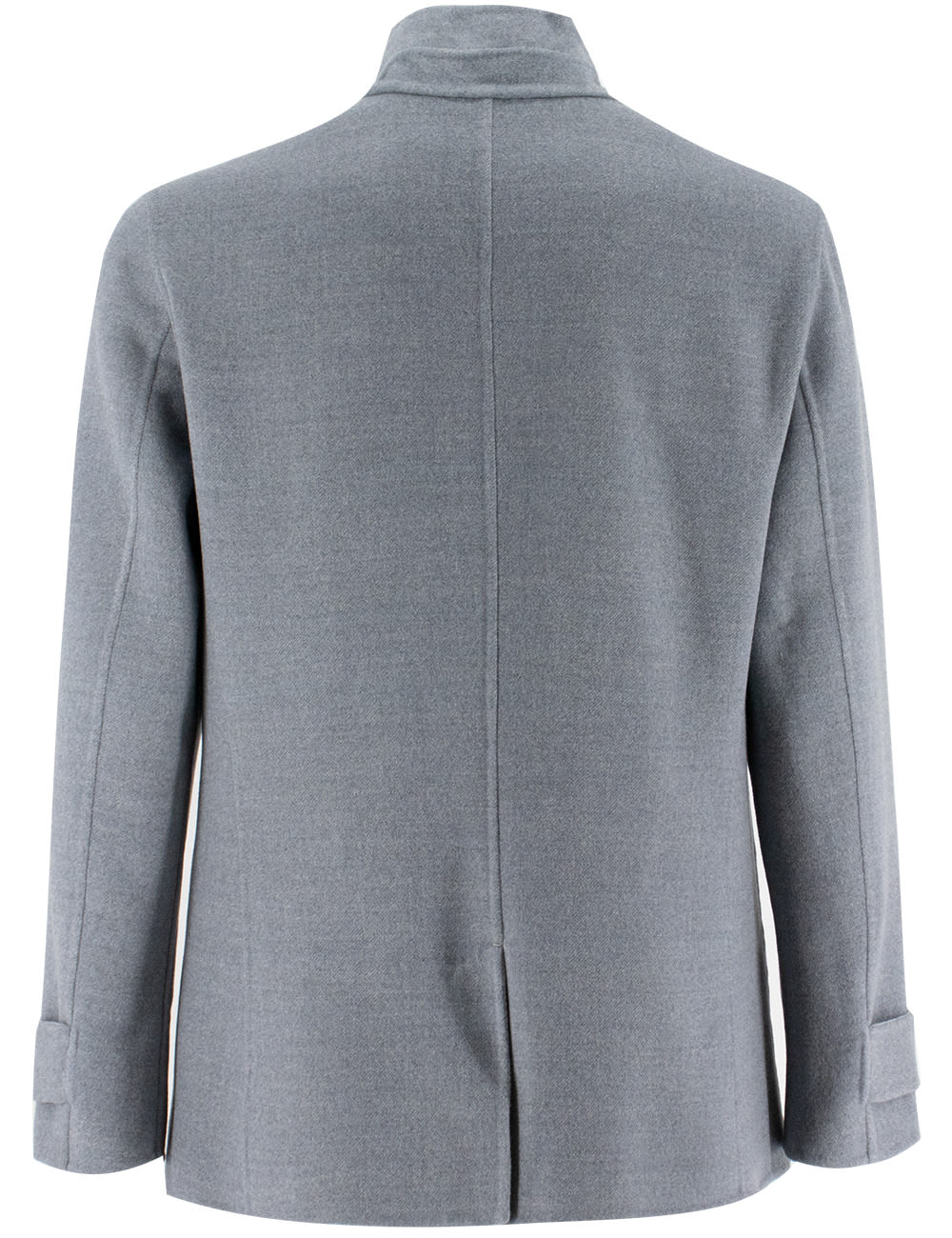 Shop Eleventy Jacket In Zucchero E Grigio Chiaro