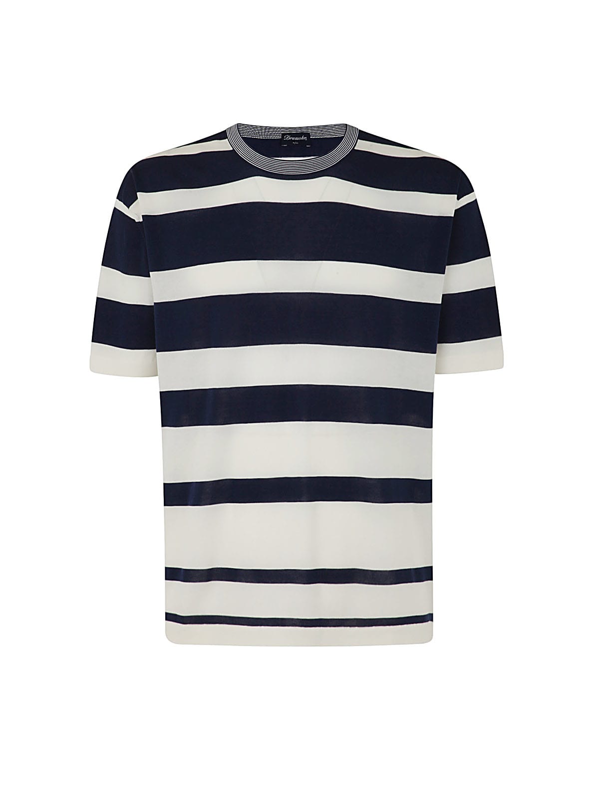 Drumohr Oversize Striped S/s T-shirt