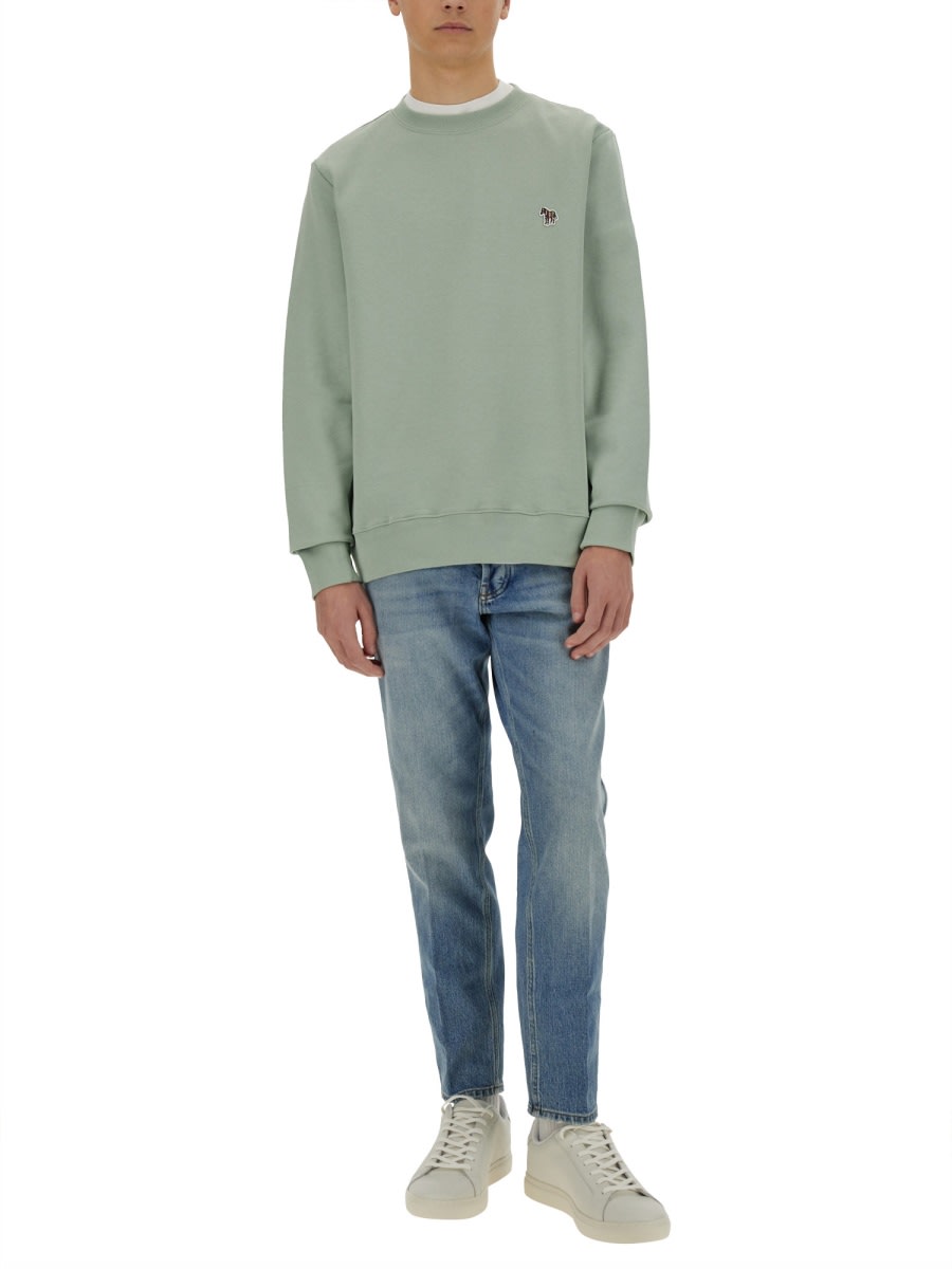 Ps By Paul Smith Ps Paul Smith Regular Fit Sweatshirt In Green