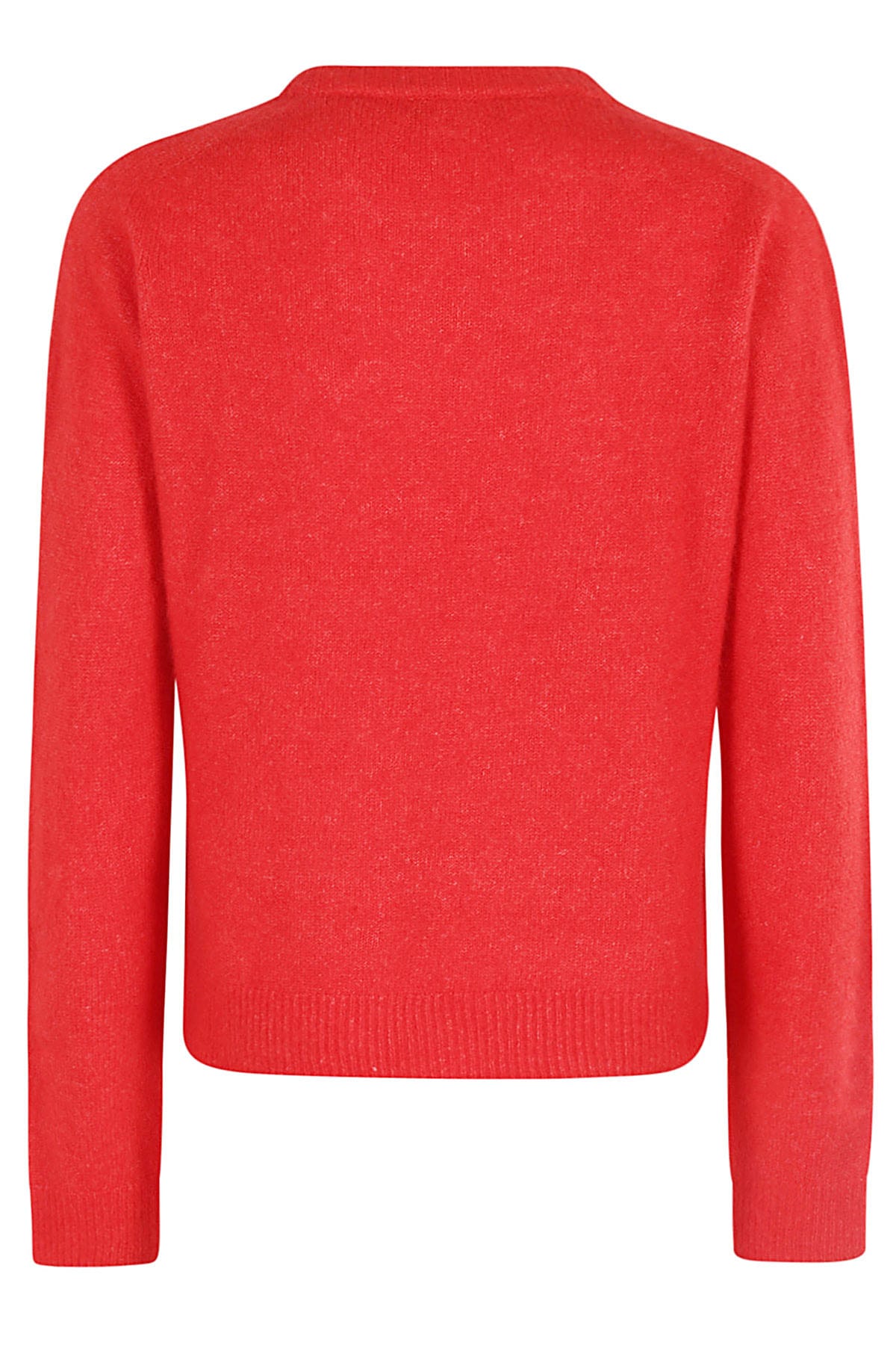 Shop Roberto Collina Girocollo ml In Rosso