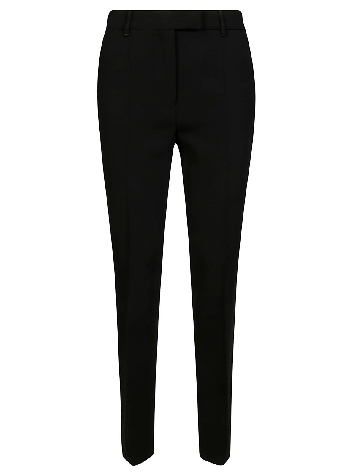 Shop Max Mara Jerta Straight Fit Tailored Trousers In Nero