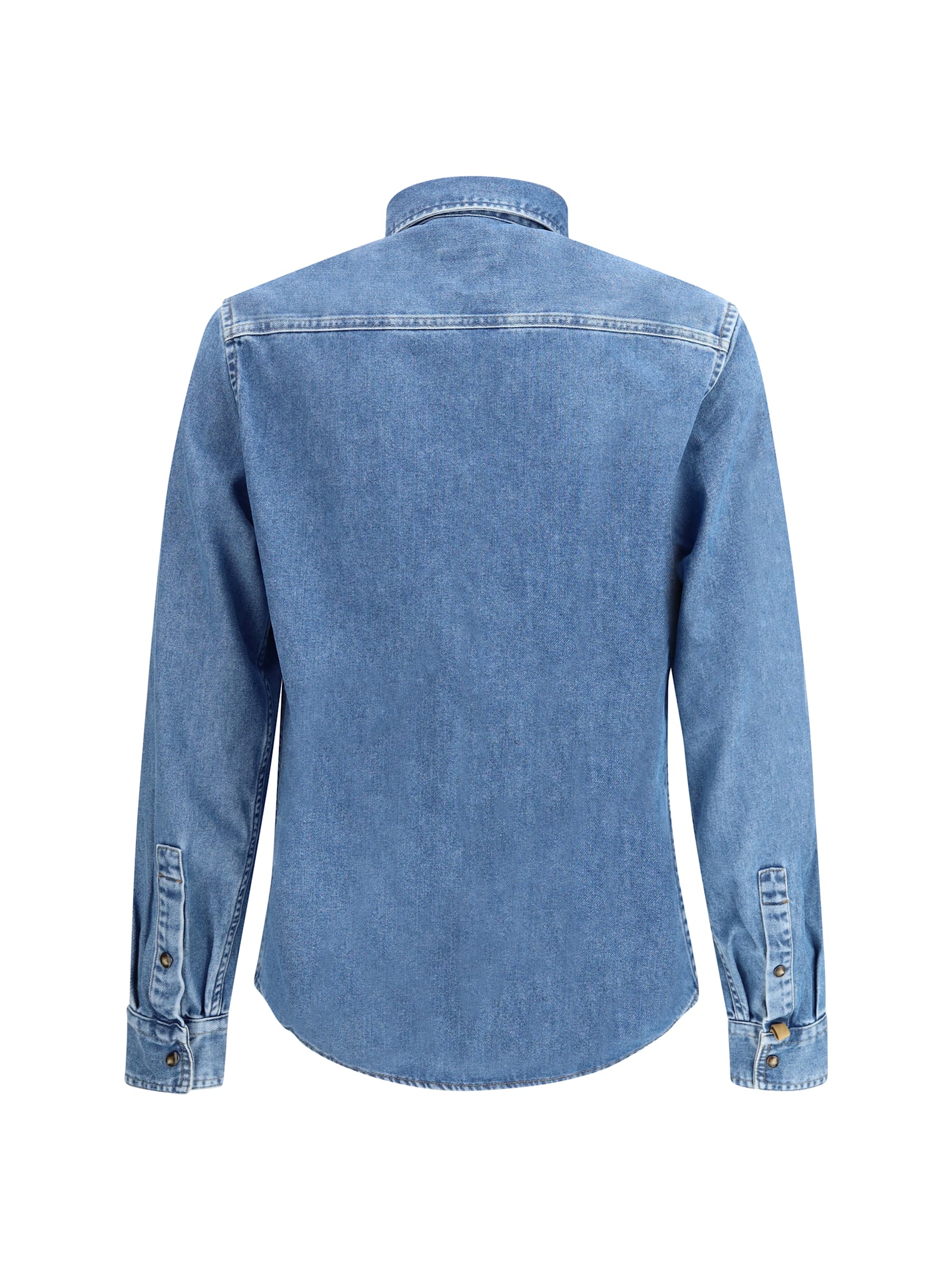 Jacob Cohen Lightweight Denim Shirt In Blue