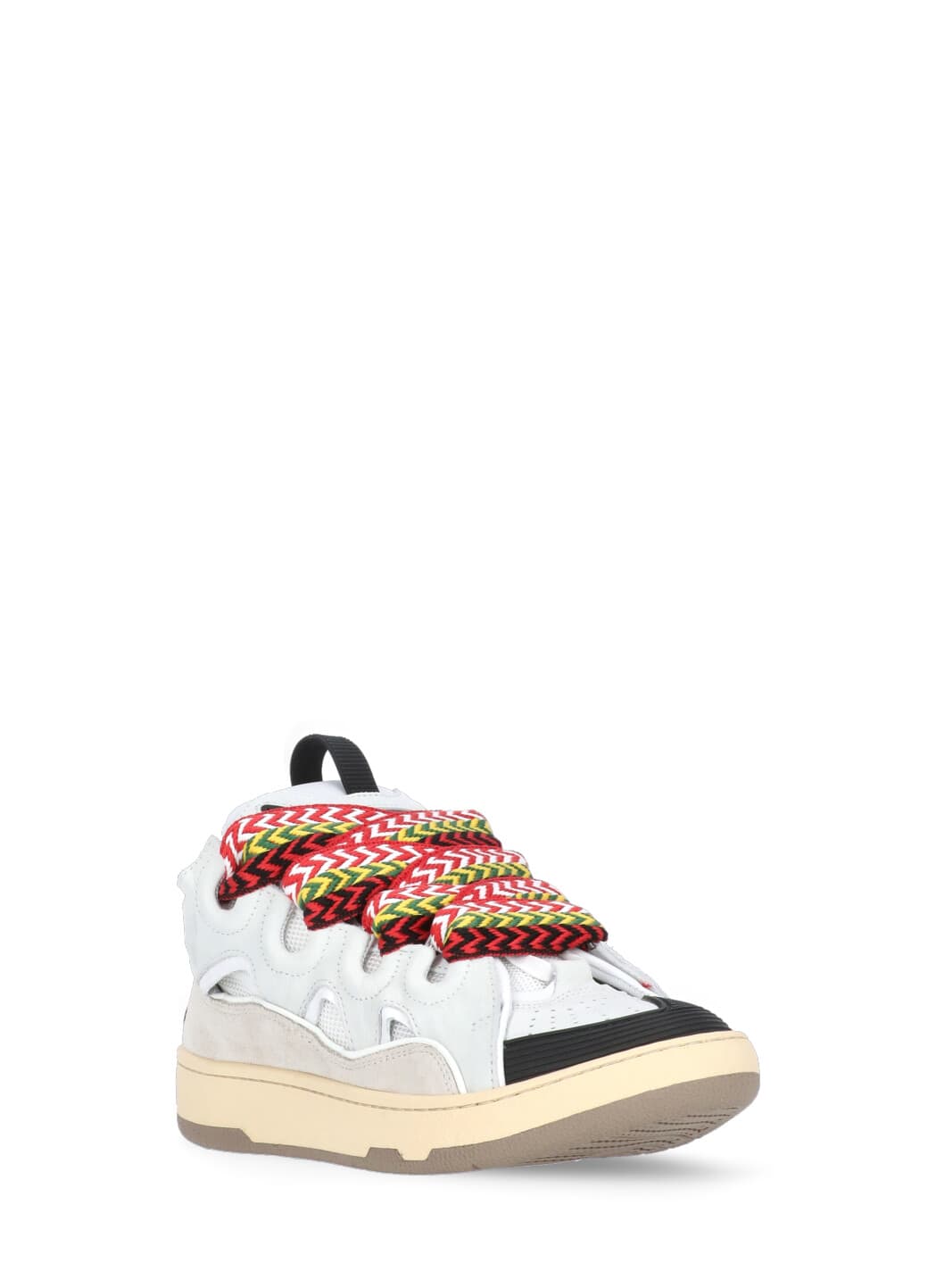 Shop Lanvin Curb Skate Sneakers In White