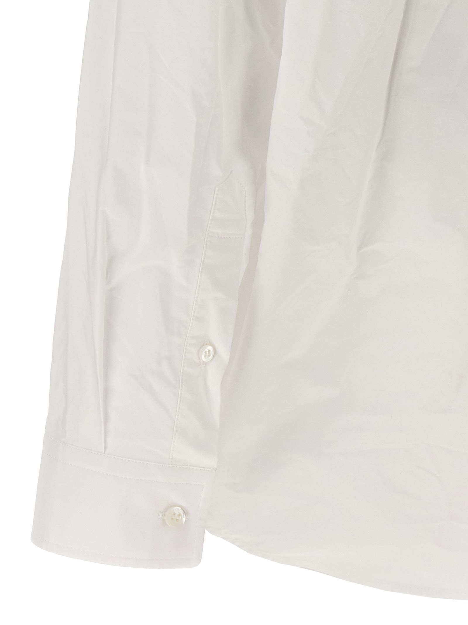 Shop Balenciaga Cocoon Shirt In White