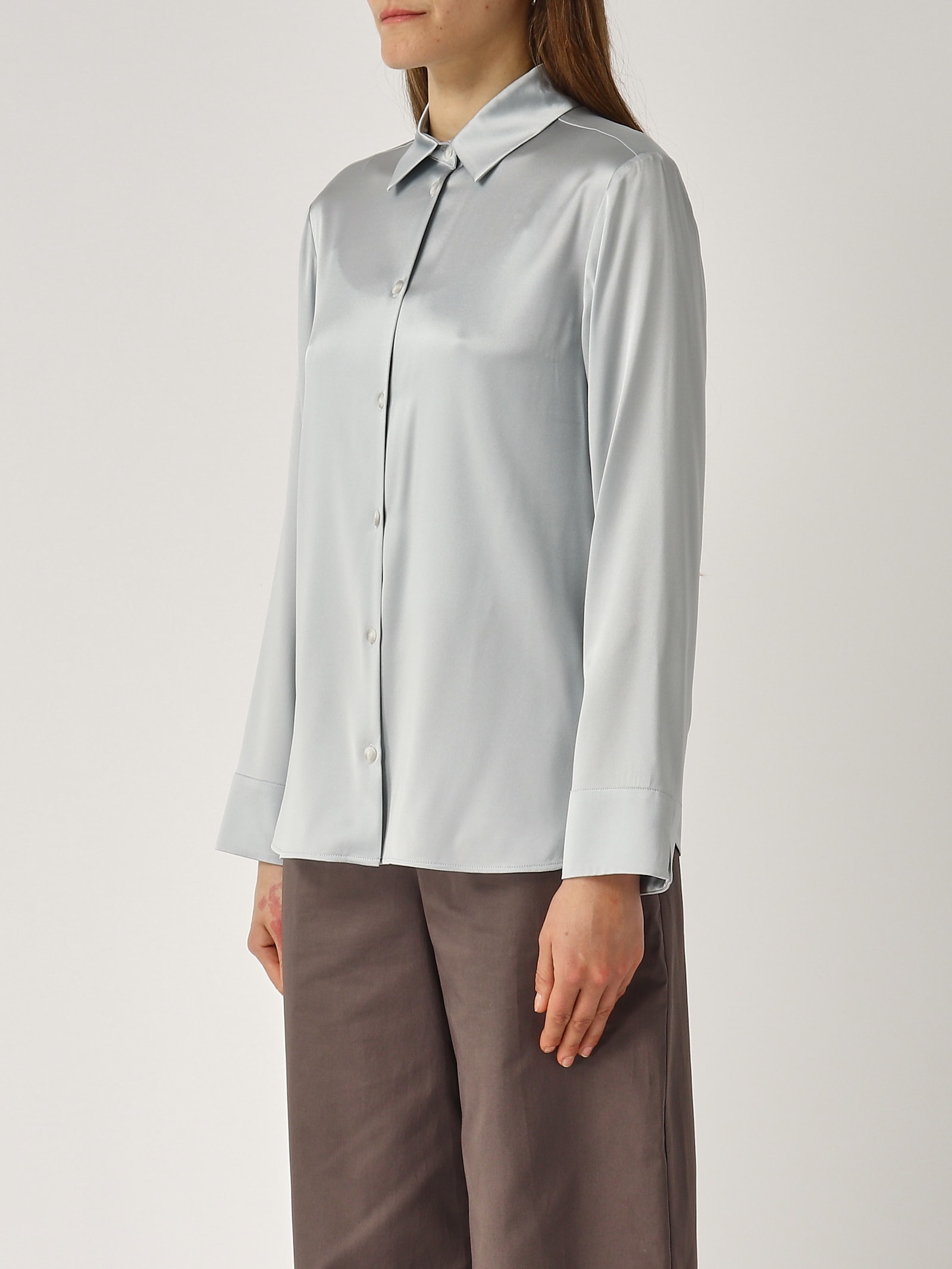 Max Mara Kadiak Shirt In Azzurro Polvere