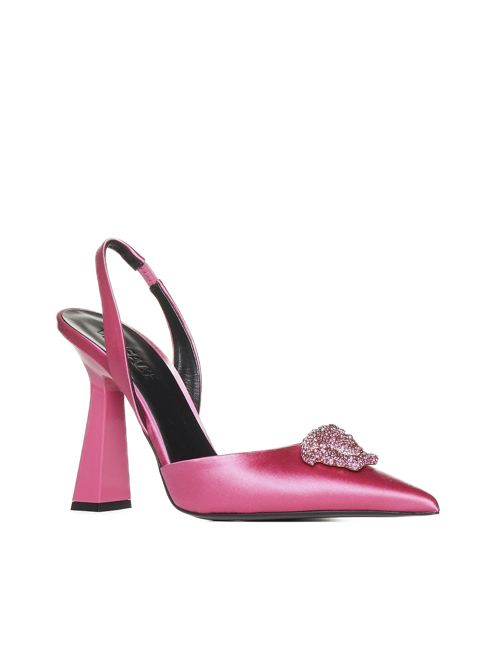 Versace High-heeled Shoe In Flamingo