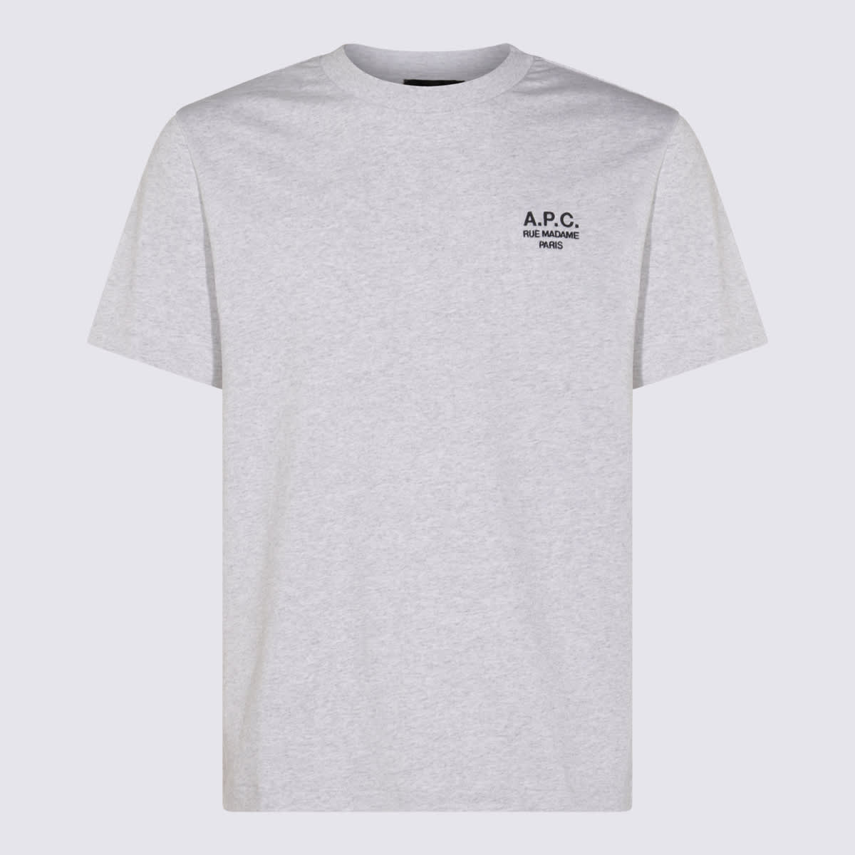 A. P.C. Light Grey Cotton T-shirt