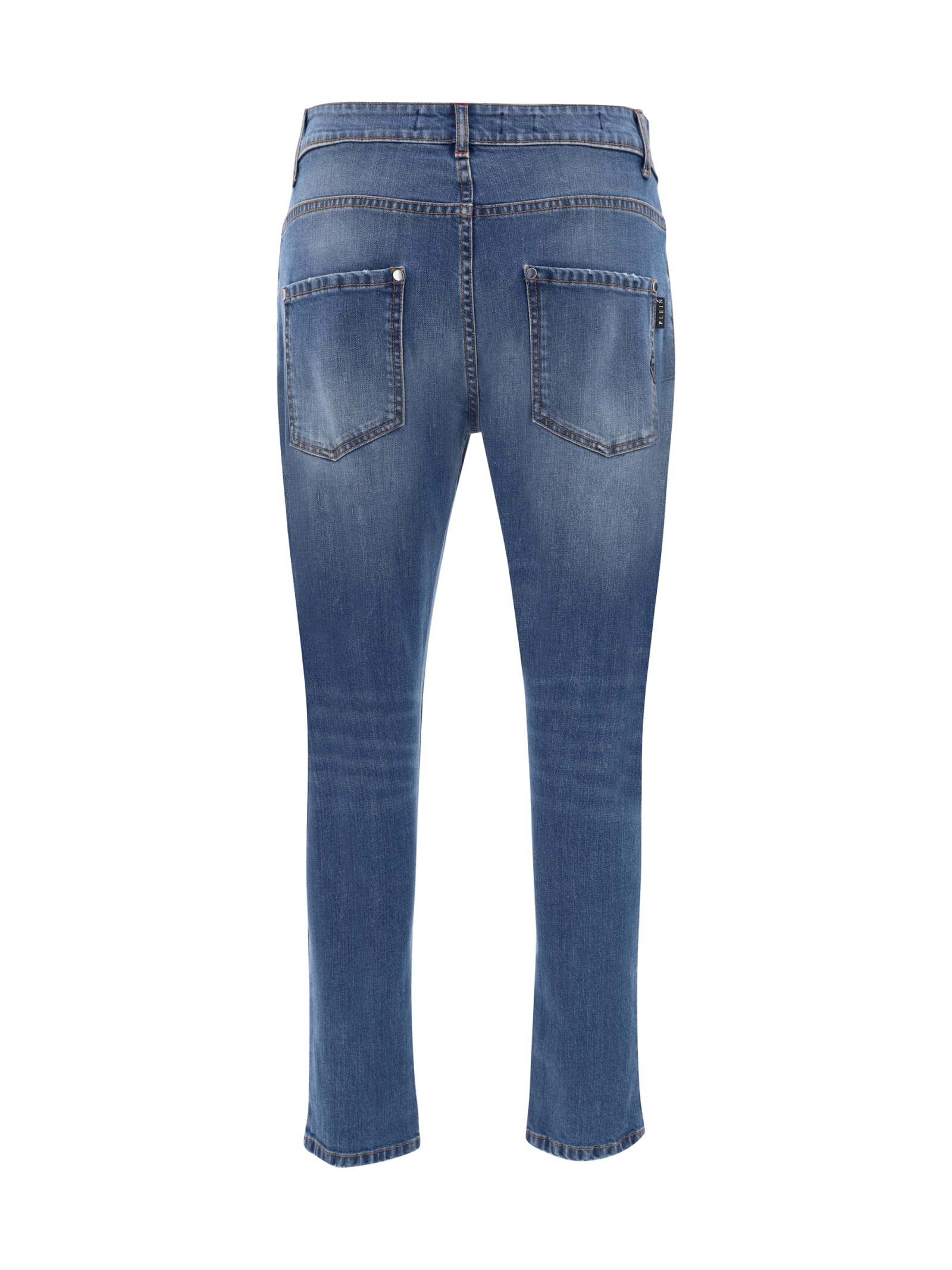 Shop Philipp Plein Jeans In Denim Blue