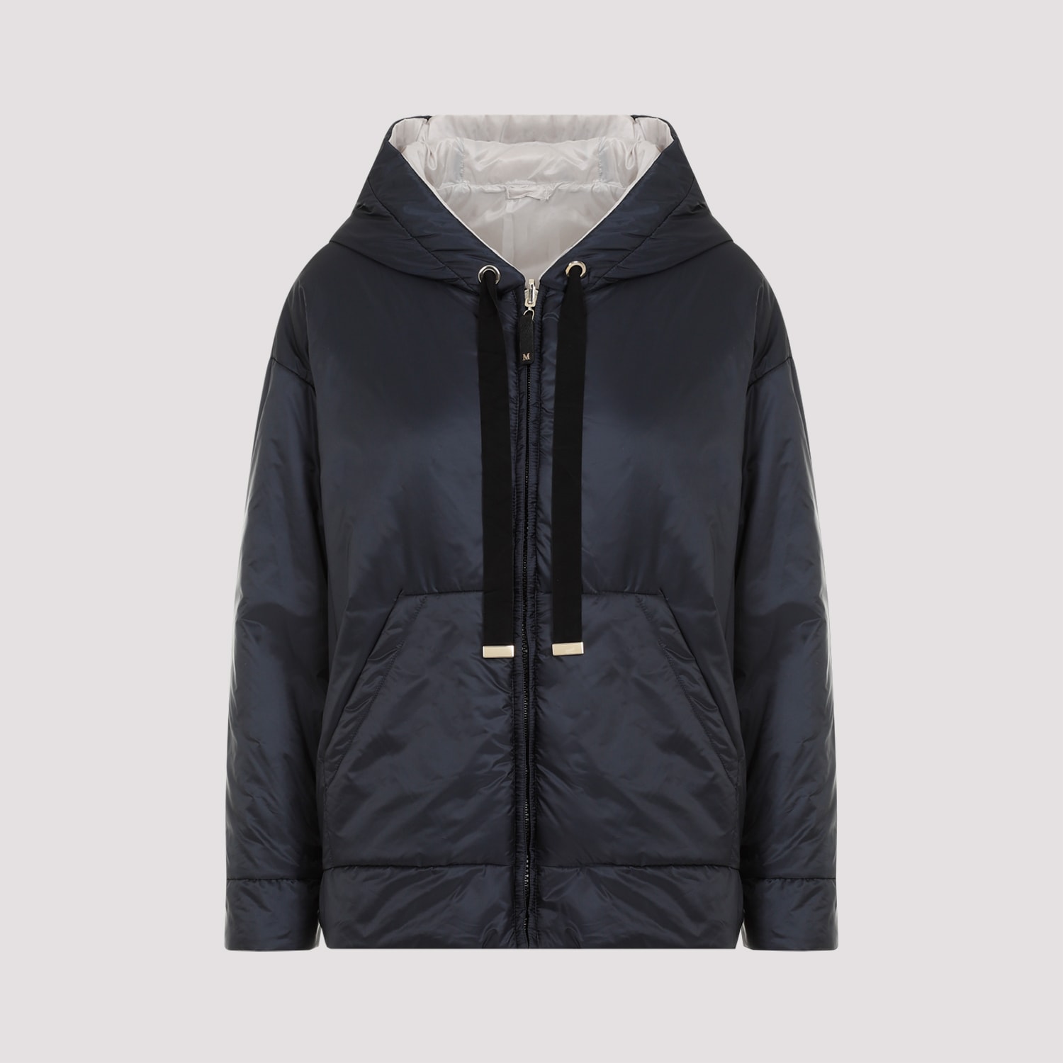 Shop Max Mara The Cube Greenbox Jacket In Dark Blue