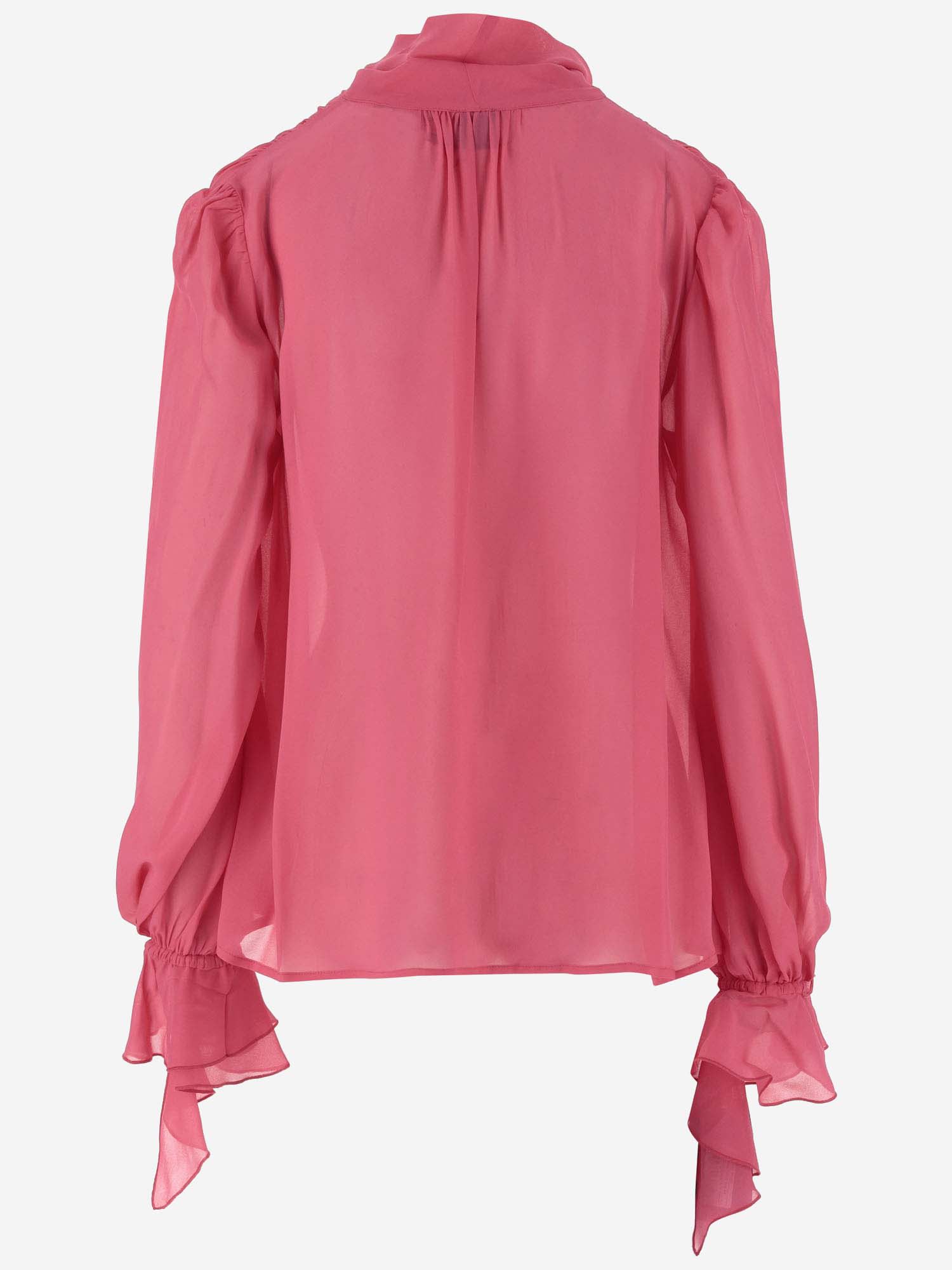 Shop Pinko Viscose Shirt In Pink
