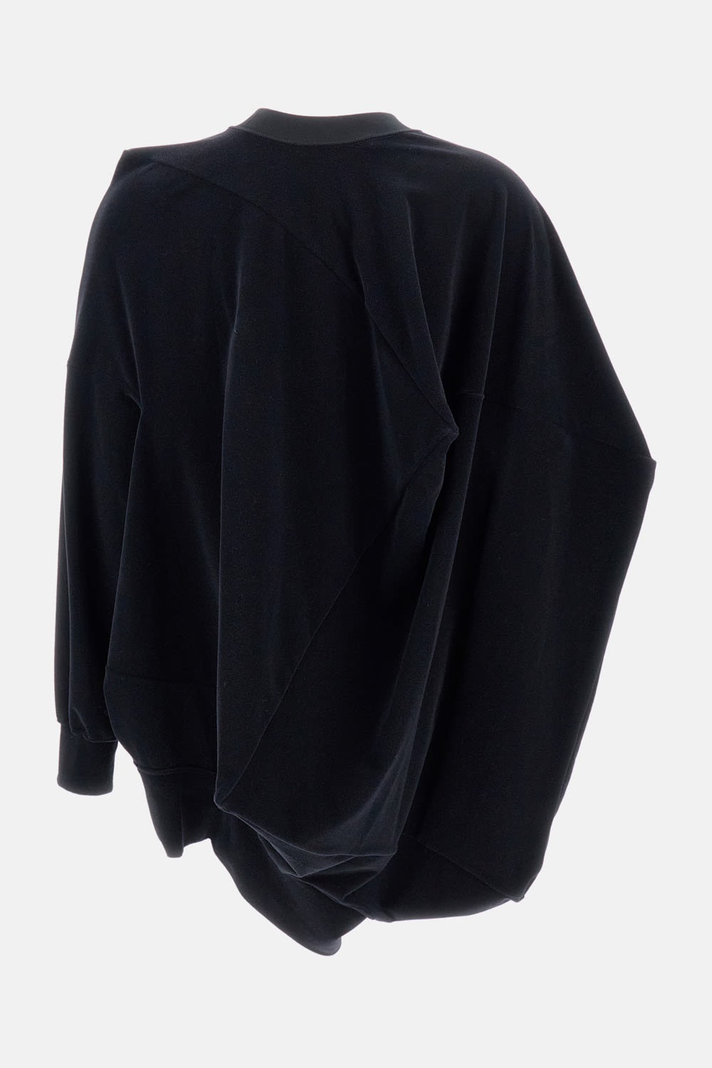 Junya Watanabe Asymmetrical Sweater In Black