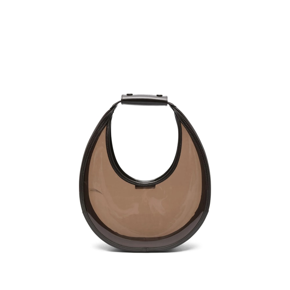 Staud Brown Moon Shoulder Bag In Brown
