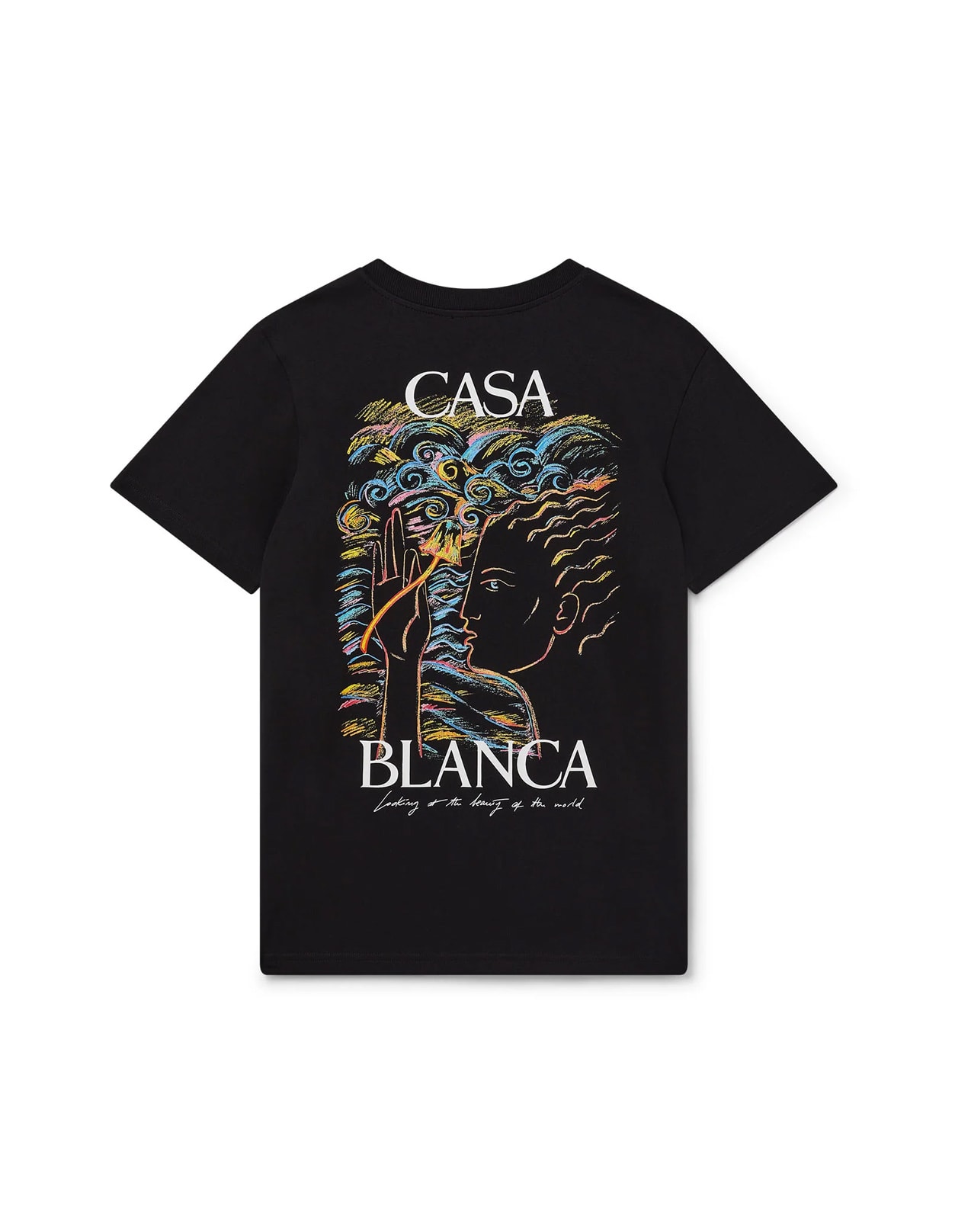 Shop Casablanca Mushroom Goddess T-shirt In Black