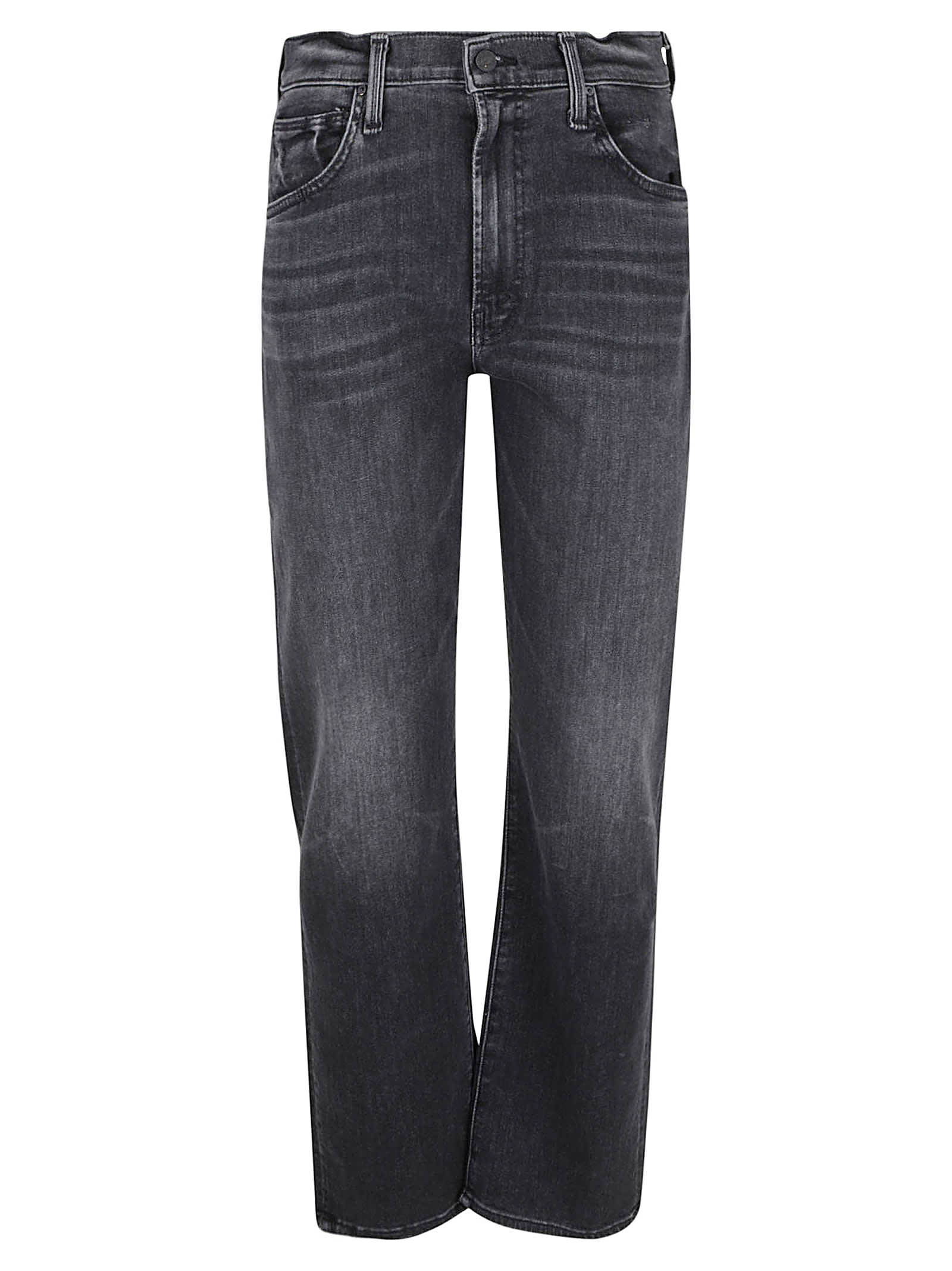 Shop Mother The Ditcher Zip Ankle Jeans In Smoking Section