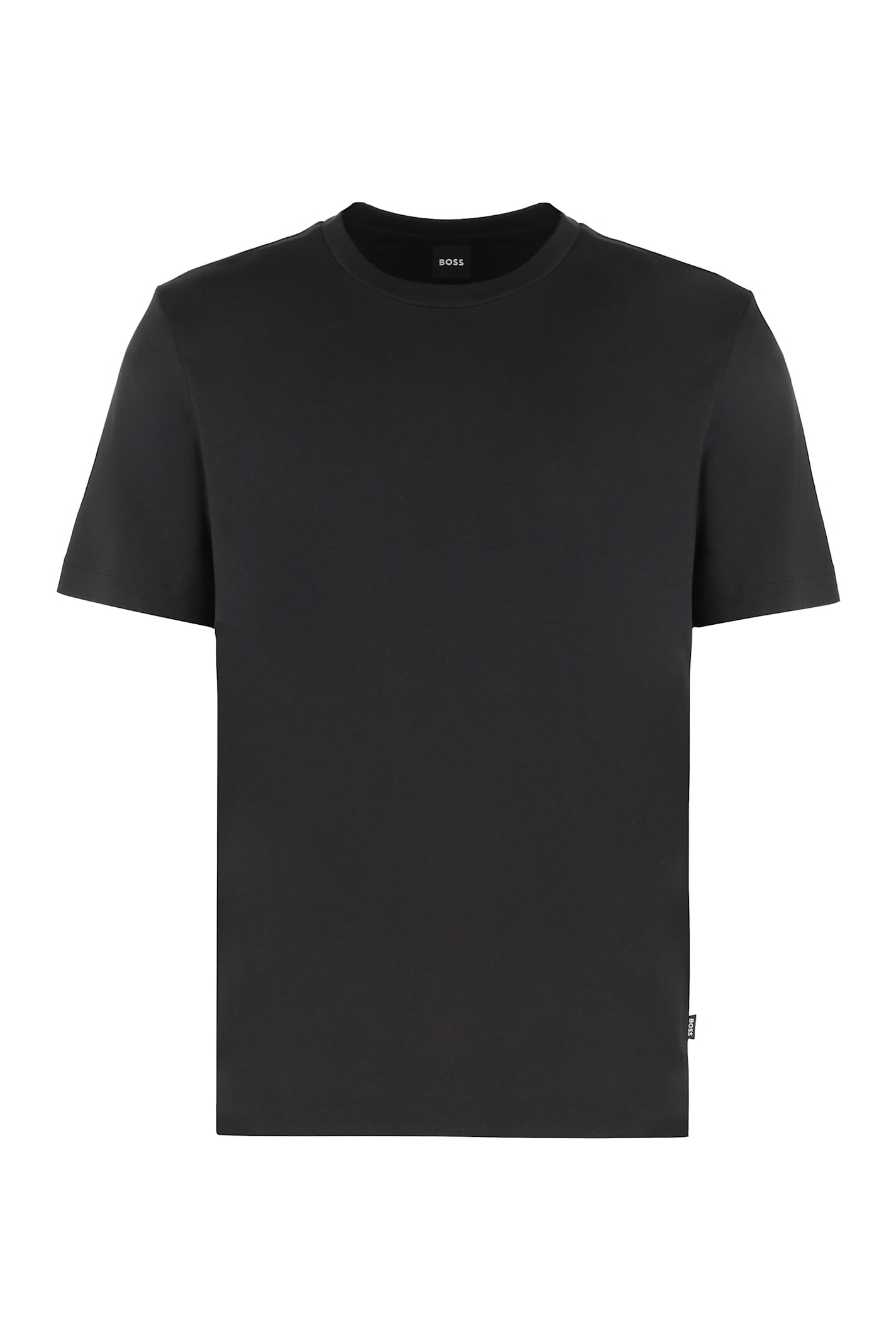 Cotton Blend Crew-neck T-shirt
