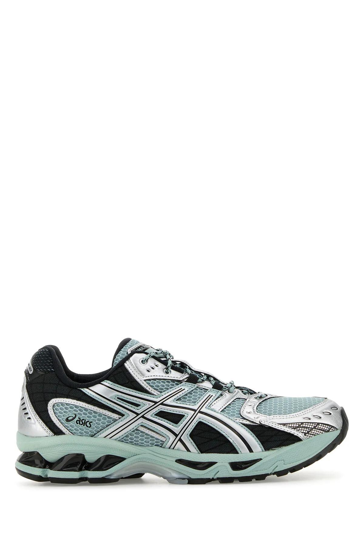 Shop Asics Multicolor Mesh And Rubber Gel-nimbus 10.1 Sneakers In Ocean Haze/pure Silver