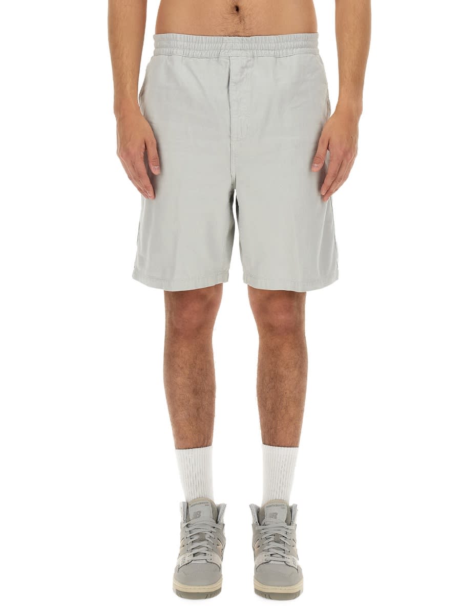 Shop Carhartt Bermuda Shorts Moraga In Grey