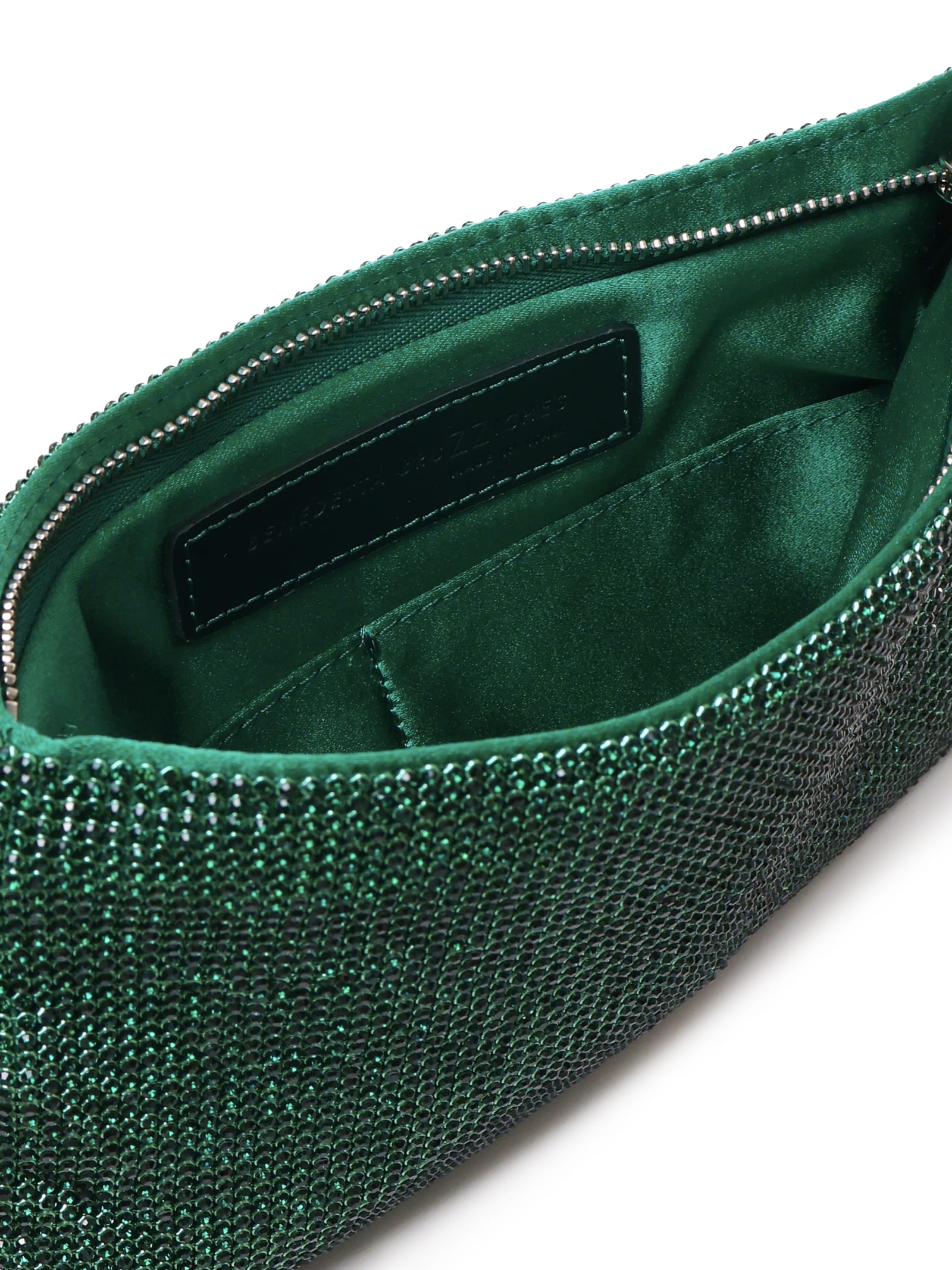 Shop Benedetta Bruzziches Pochette Your Best Friend La Petite In Green