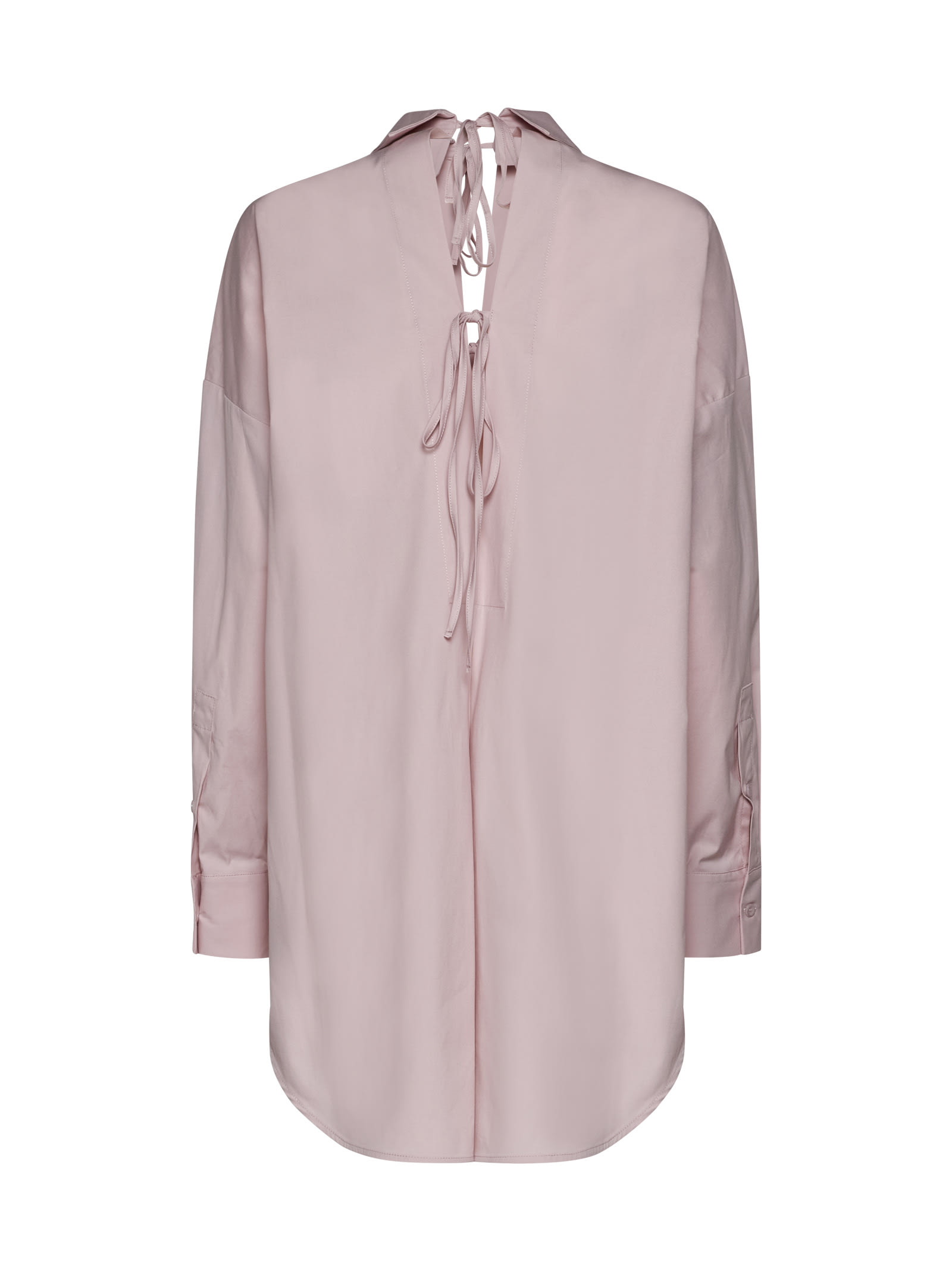 Shop Semicouture Shirt In Pastel Pink