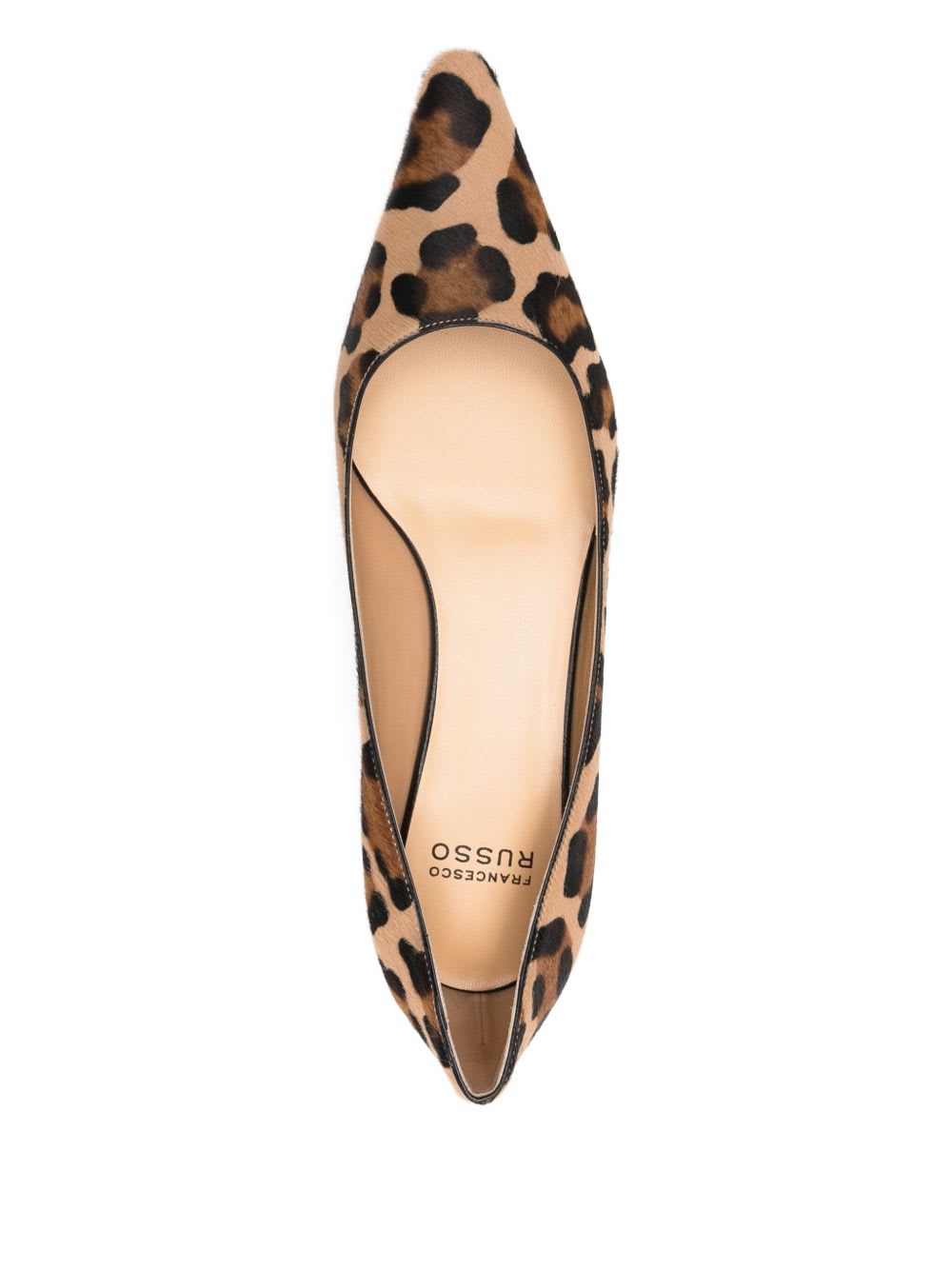 Francesco Russo Francesco Caruso Pointed Toe Pumps In Brown