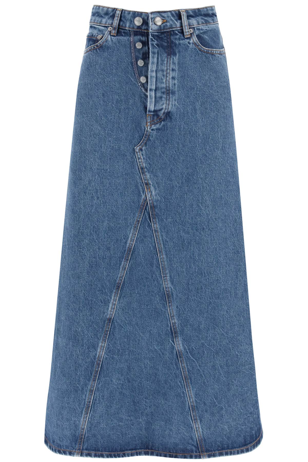 GANNI LONG DENIM SKIRT