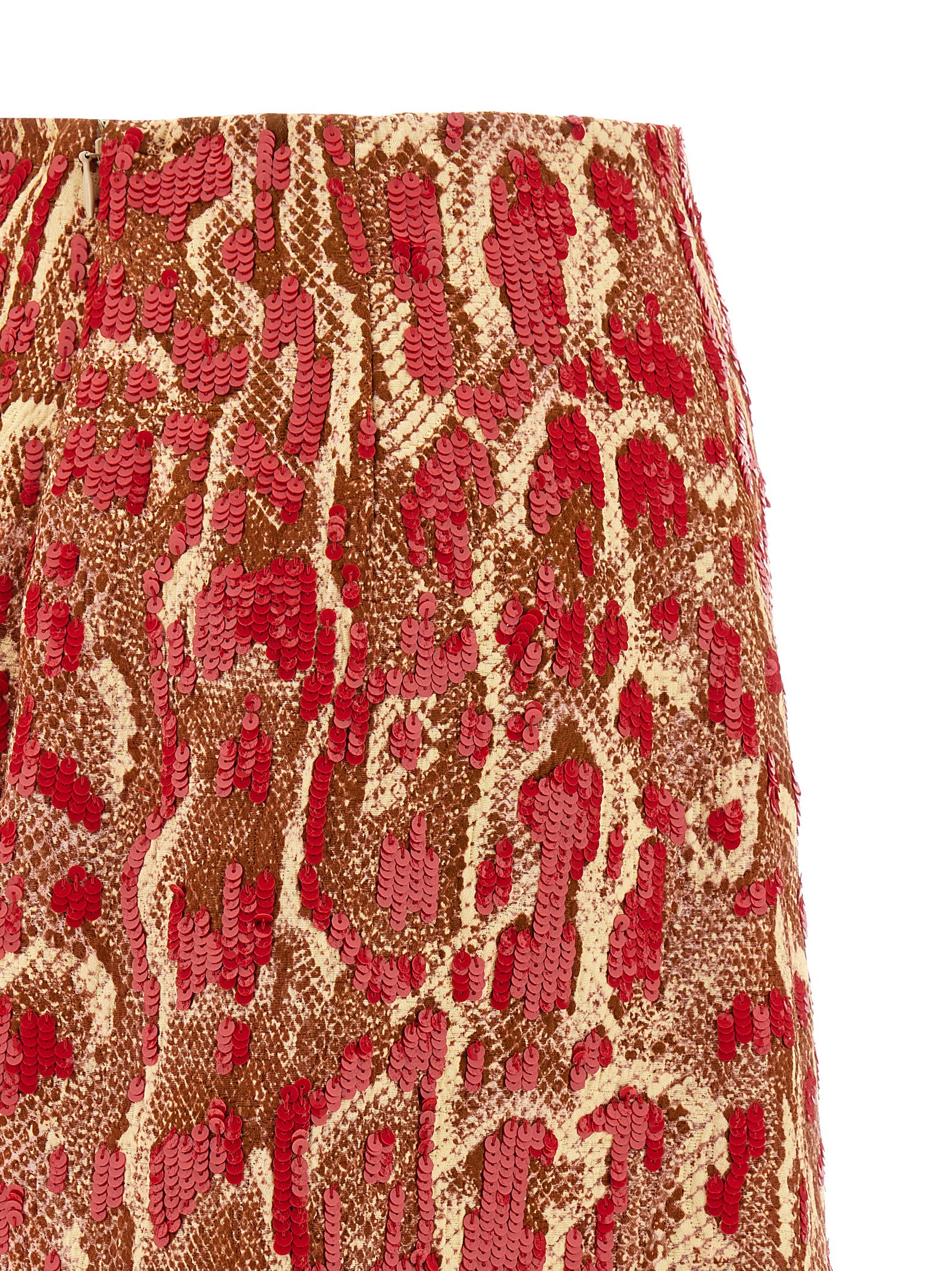 Shop Dries Van Noten Shera Bis Skirt In Multicolor