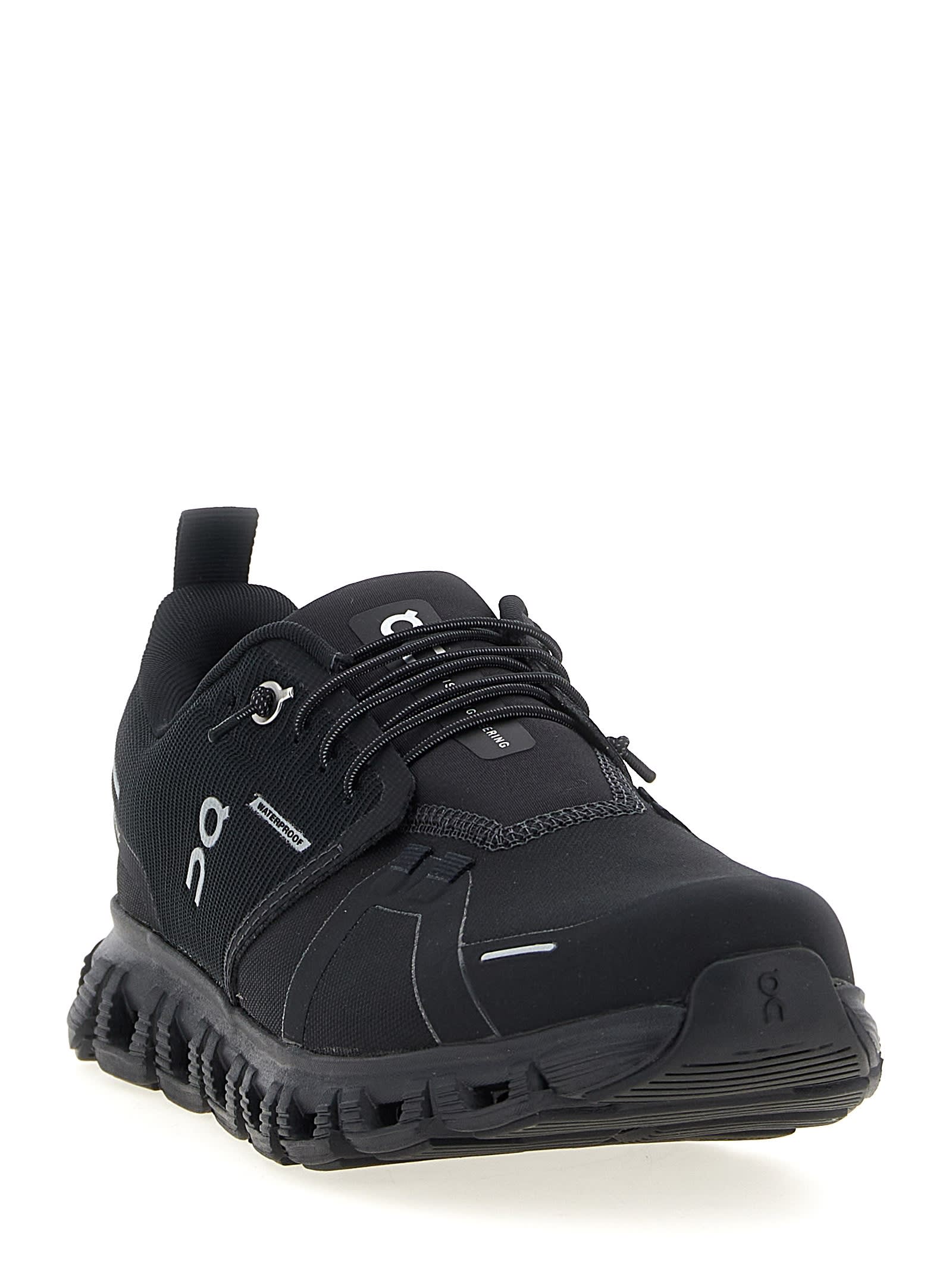 On Cloud 6 Wp Low-top Sneakers In Black