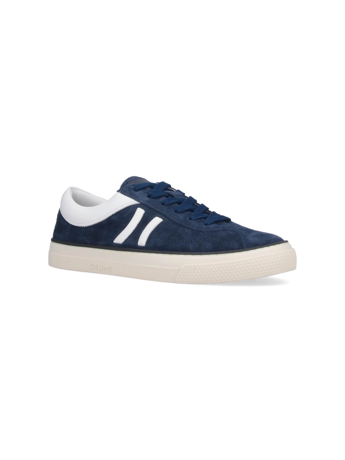 Celine Leather-trimmed Suede Sneakers