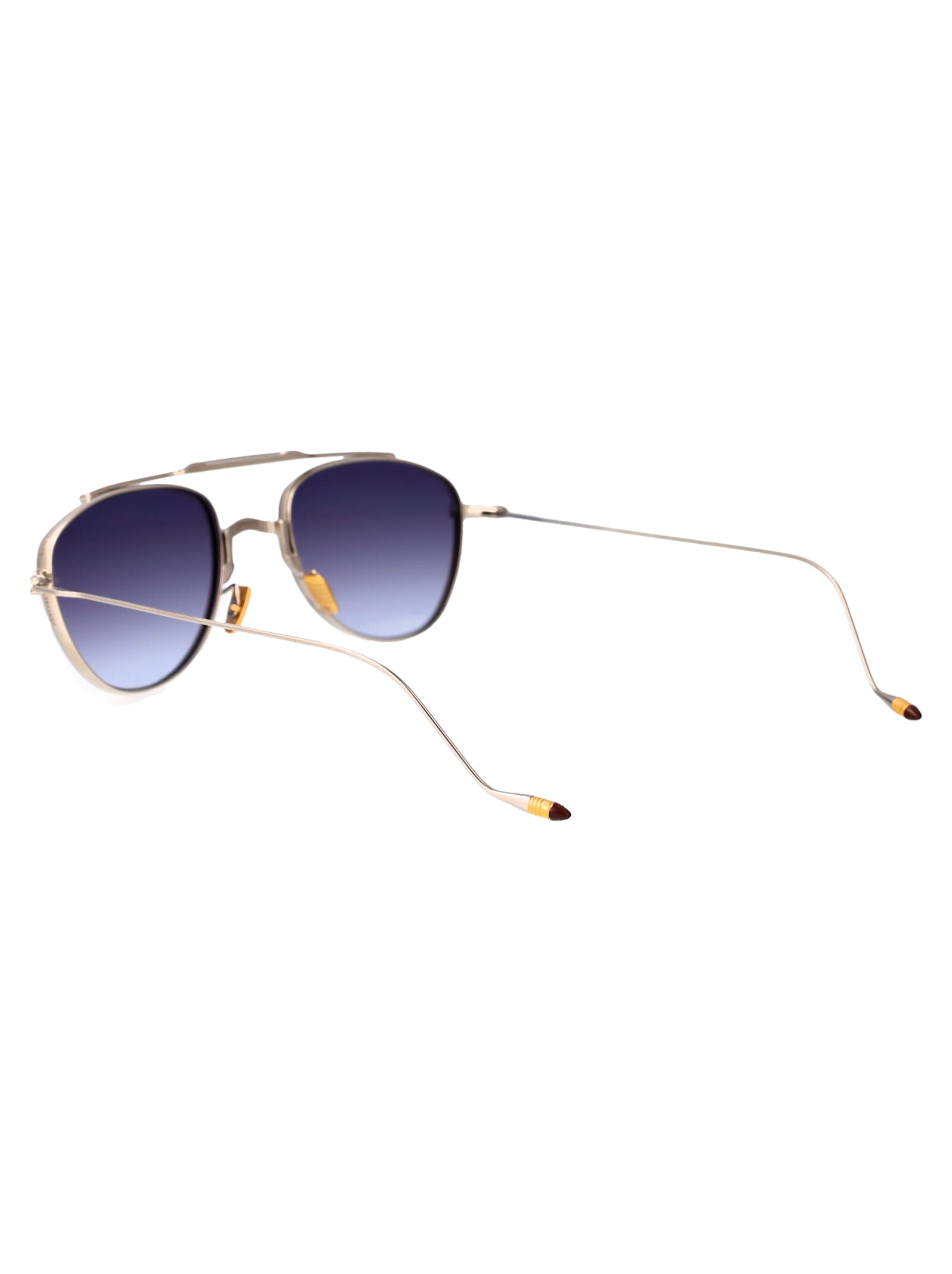 Shop Jacques Marie Mage Flynn Sunglasses In Silver