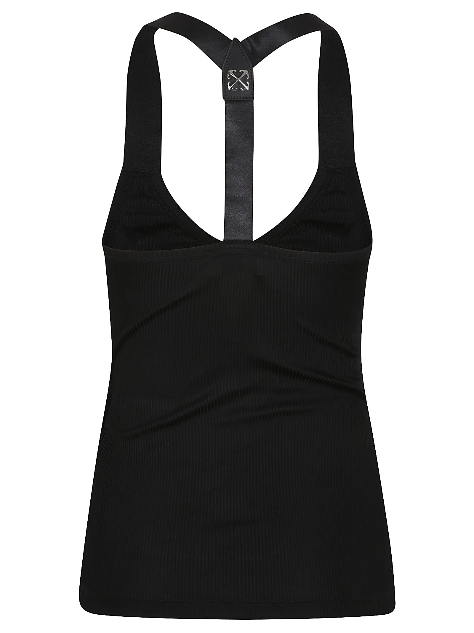 Off-white Off White Top In Black Black