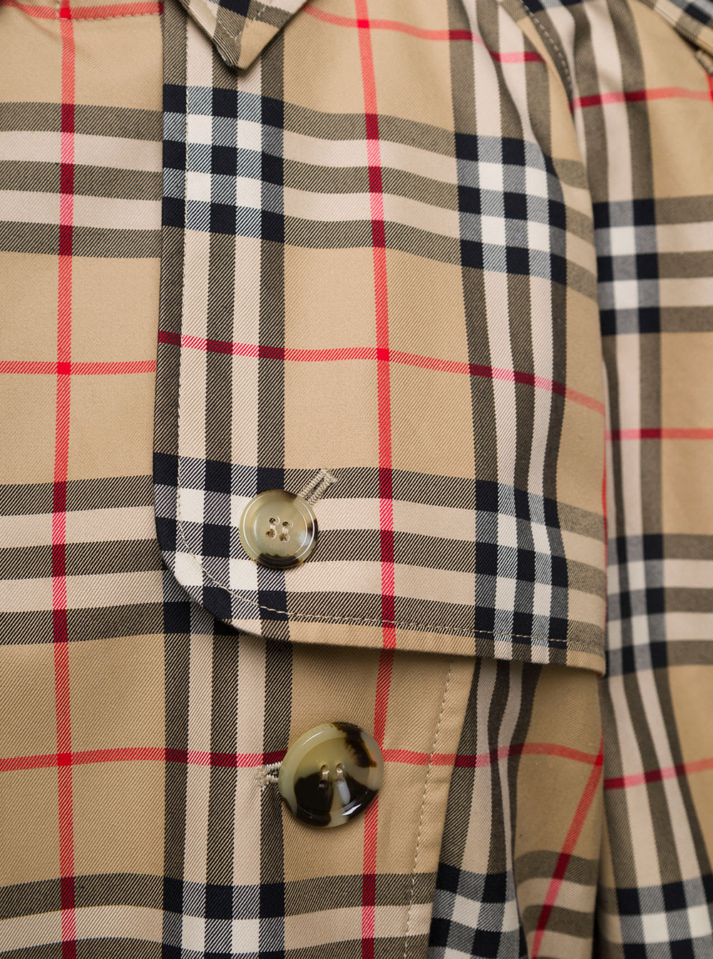 Shop Burberry Harehope In Vintage Check