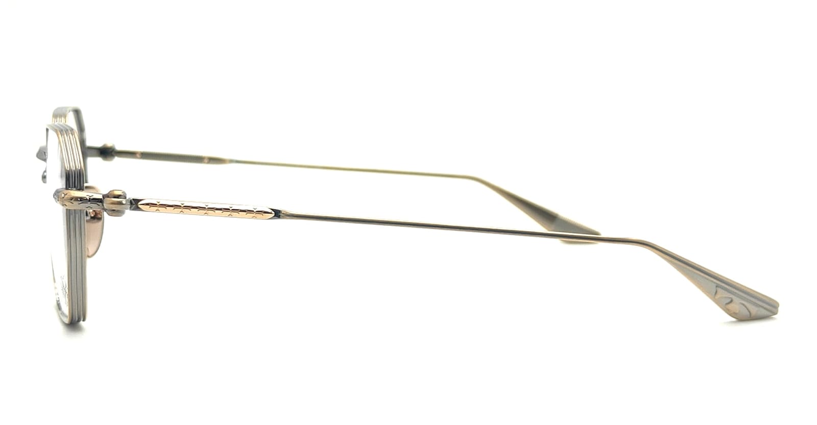 Chrome Hearts Lump - Antique Gold Rx Glasses In White