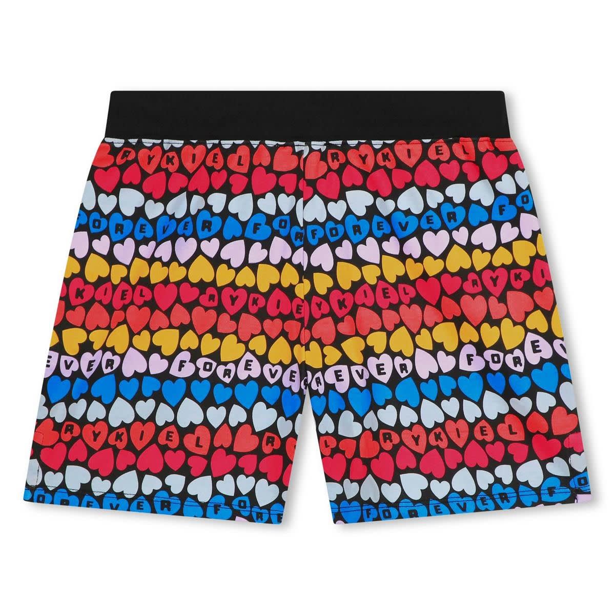 Shop Sonia Rykiel Shorts With Print In Multicolor