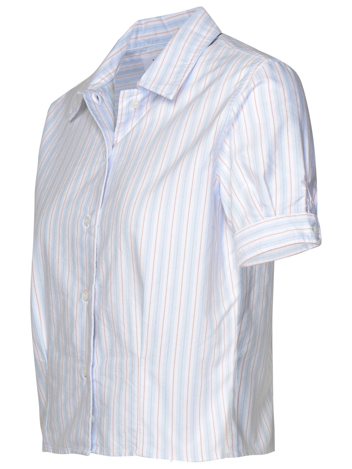 Shop Thom Browne Multicolor Cotton Shirt In Light Blue
