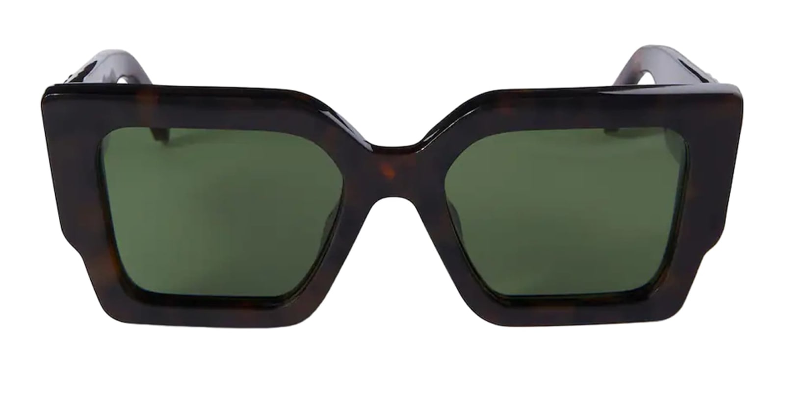 Shop Off-white Catalina - Brown / Green Sunglasses