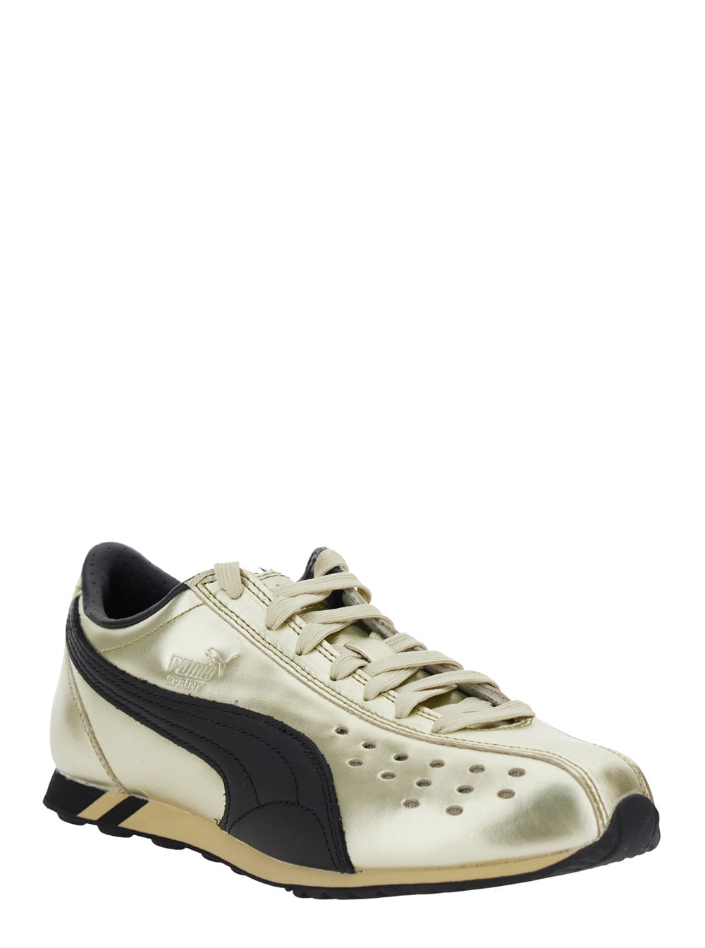 Puma Sprint Metallic In Green
