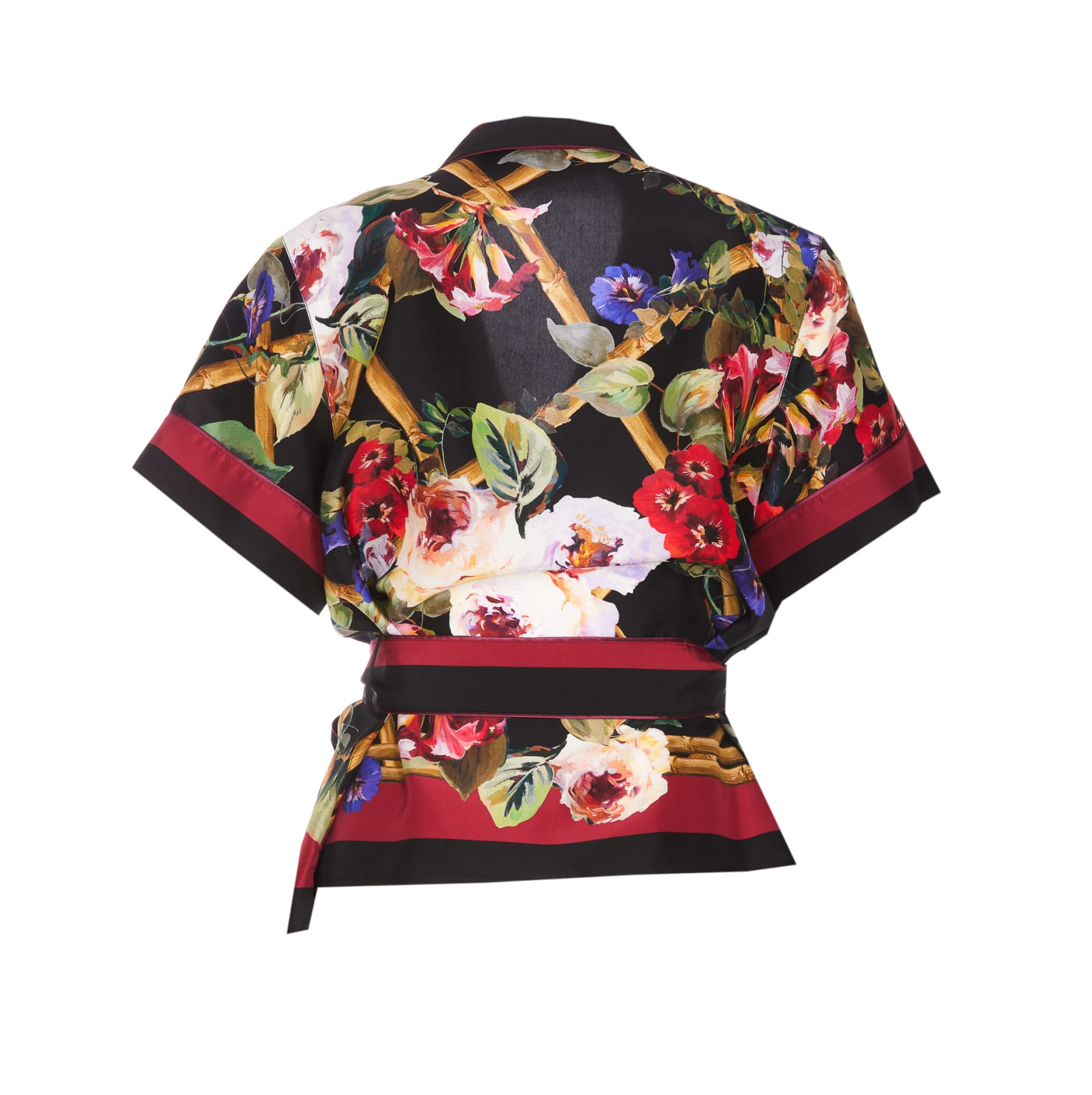 Shop Dolce & Gabbana Maiolica Print Shirt In Multicolour