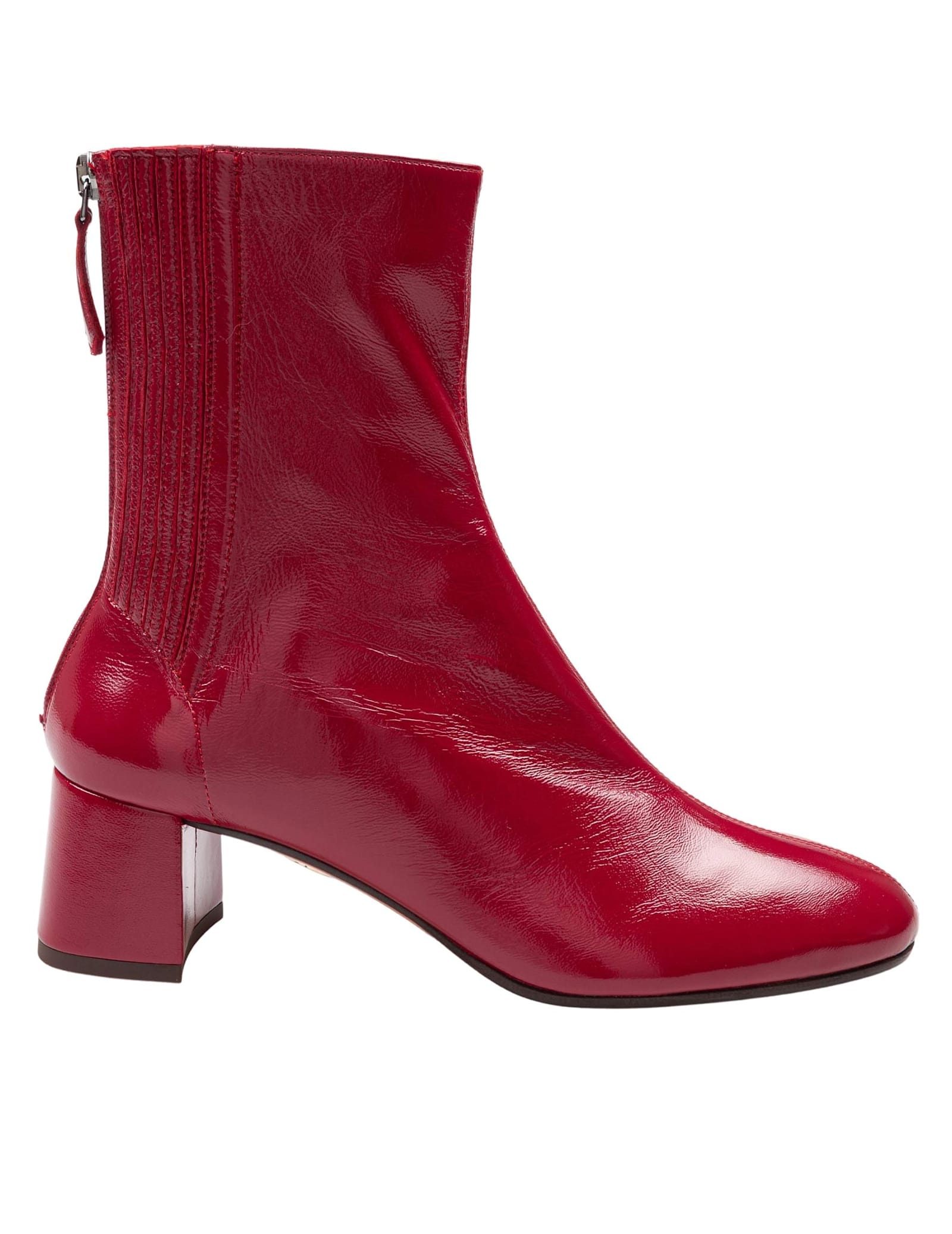 Sain Honore Bootie 50 In Nappa Gloss Color Red