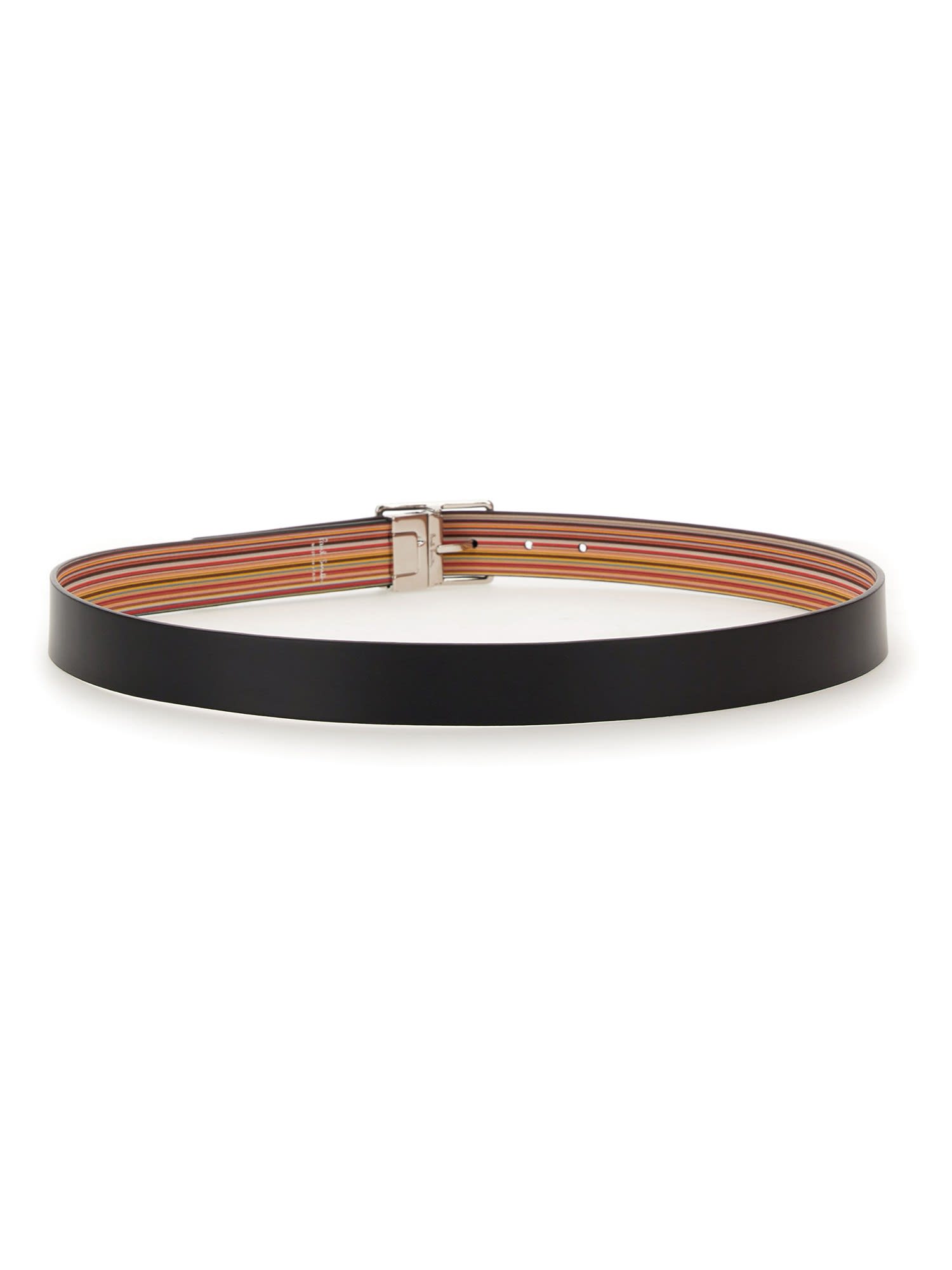 Shop Paul Smith Belt With Buckle In Black