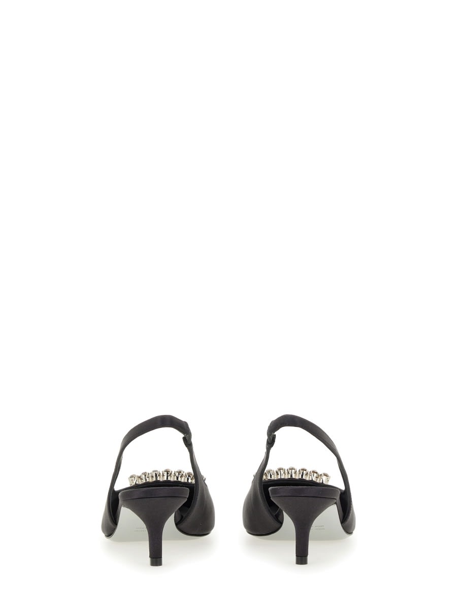 Shop Roberto Festa Slingback Futura In Black