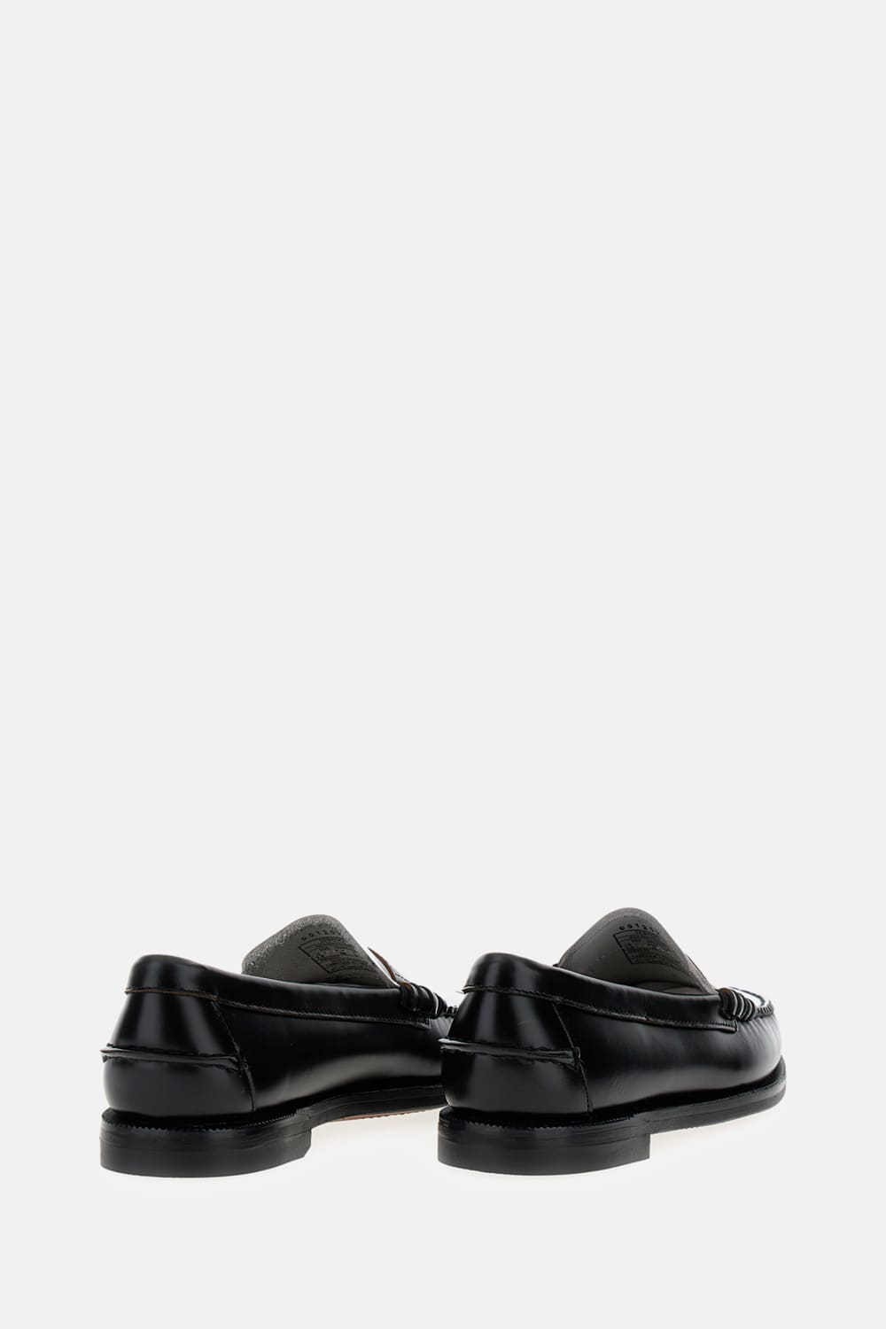 Sebago Classic Dan Smooth Leather Loafers In Black